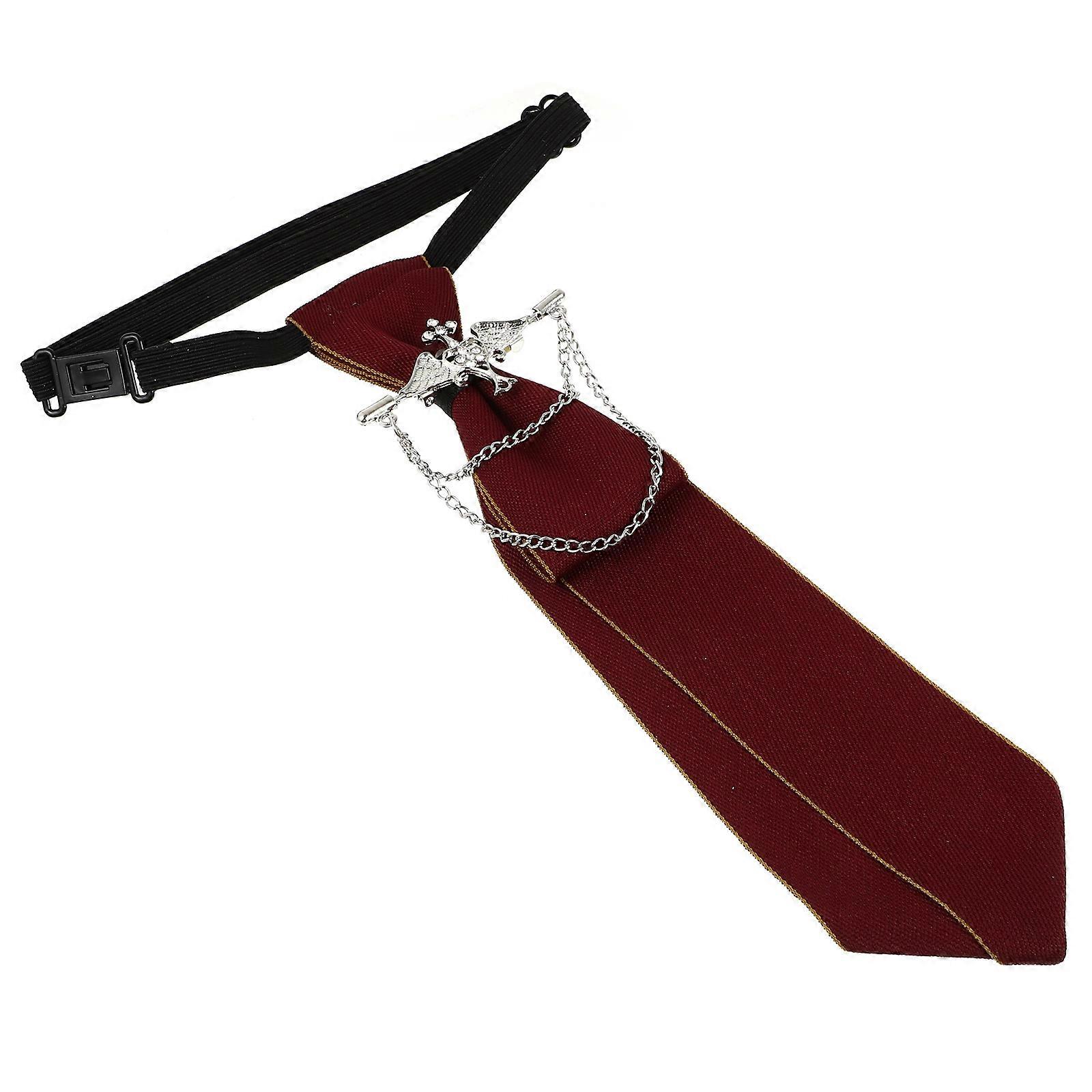 Necktie For Men Wedding Party Formal Occasion Red Rectangular 1Pcs