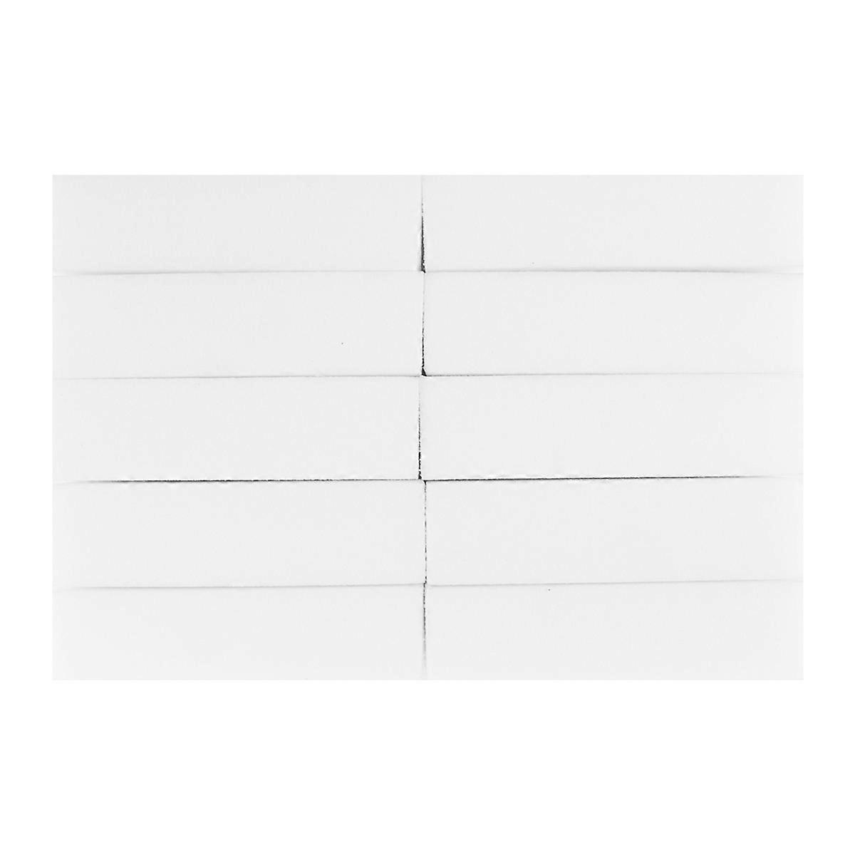 Portable Sponge Buffer For Nails Perfect For Manicure DIY Needs 10Pcs Rectangular White Nail Polishing Block