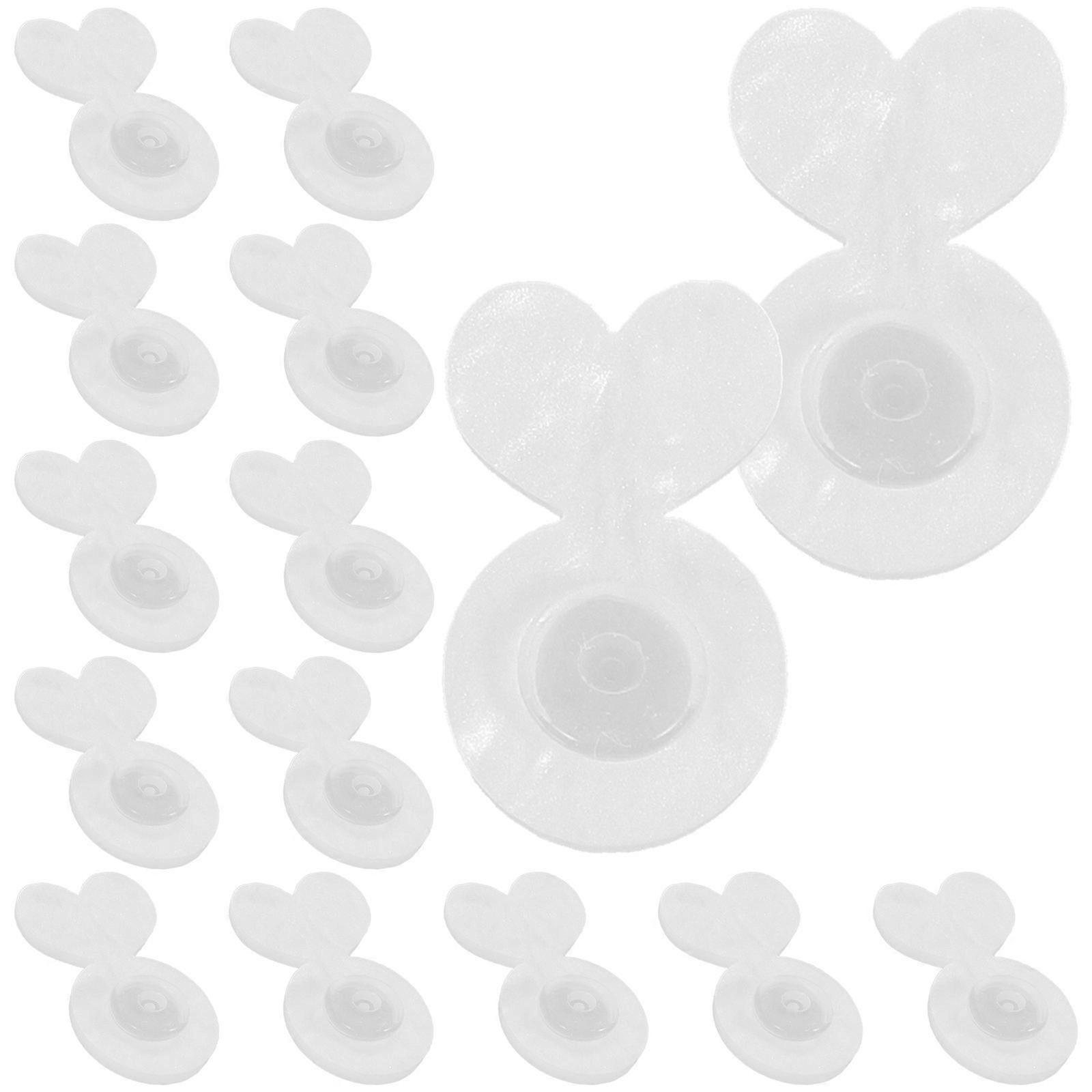 Silicone Earring Backs   20pcs Transparent Soft Locking Stoppers for Studs   Secure & Comfortable DIY Earring Accessories