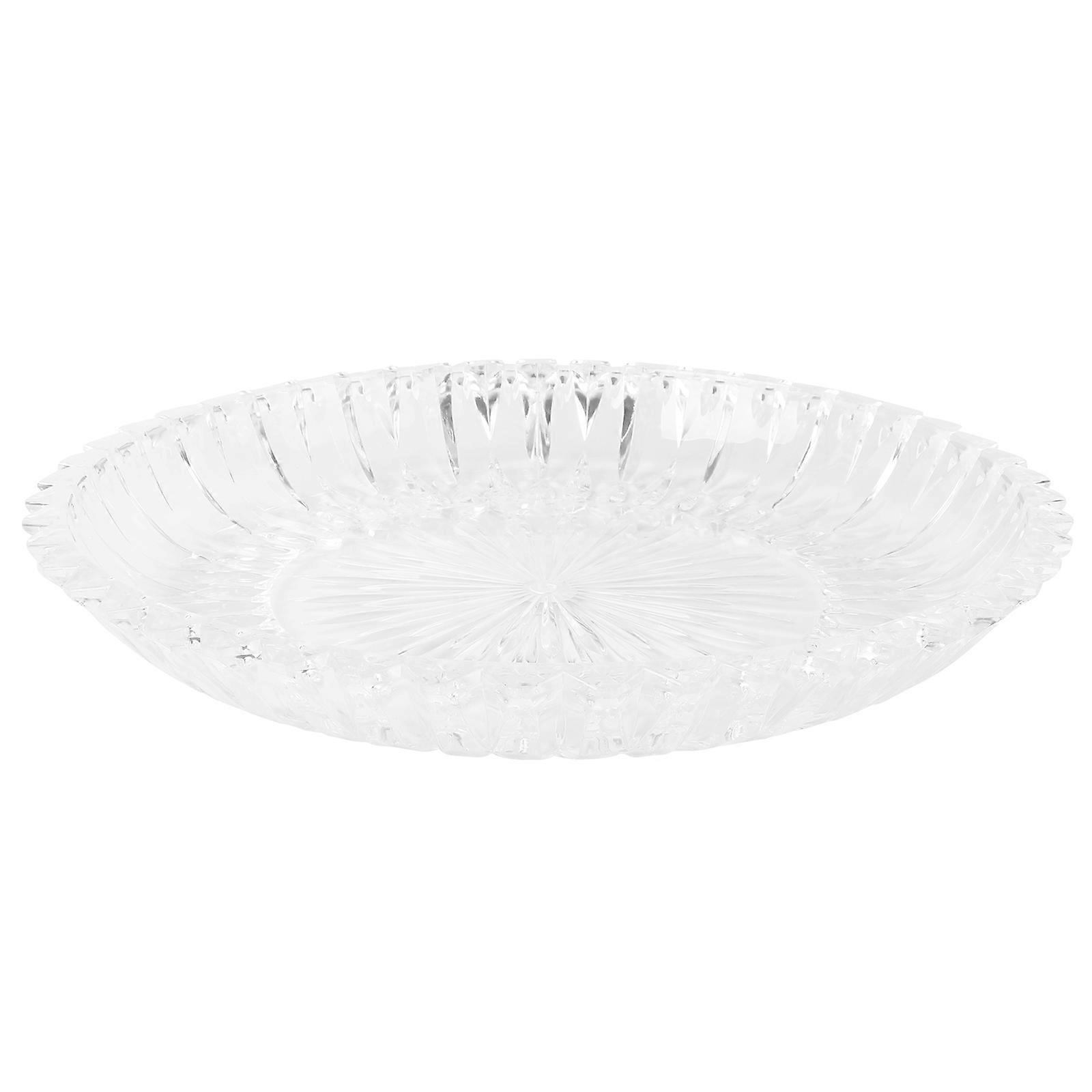 Transparent Acrylic Fruits Tray for Storage Use Creative Styling and Waterproof 30CM