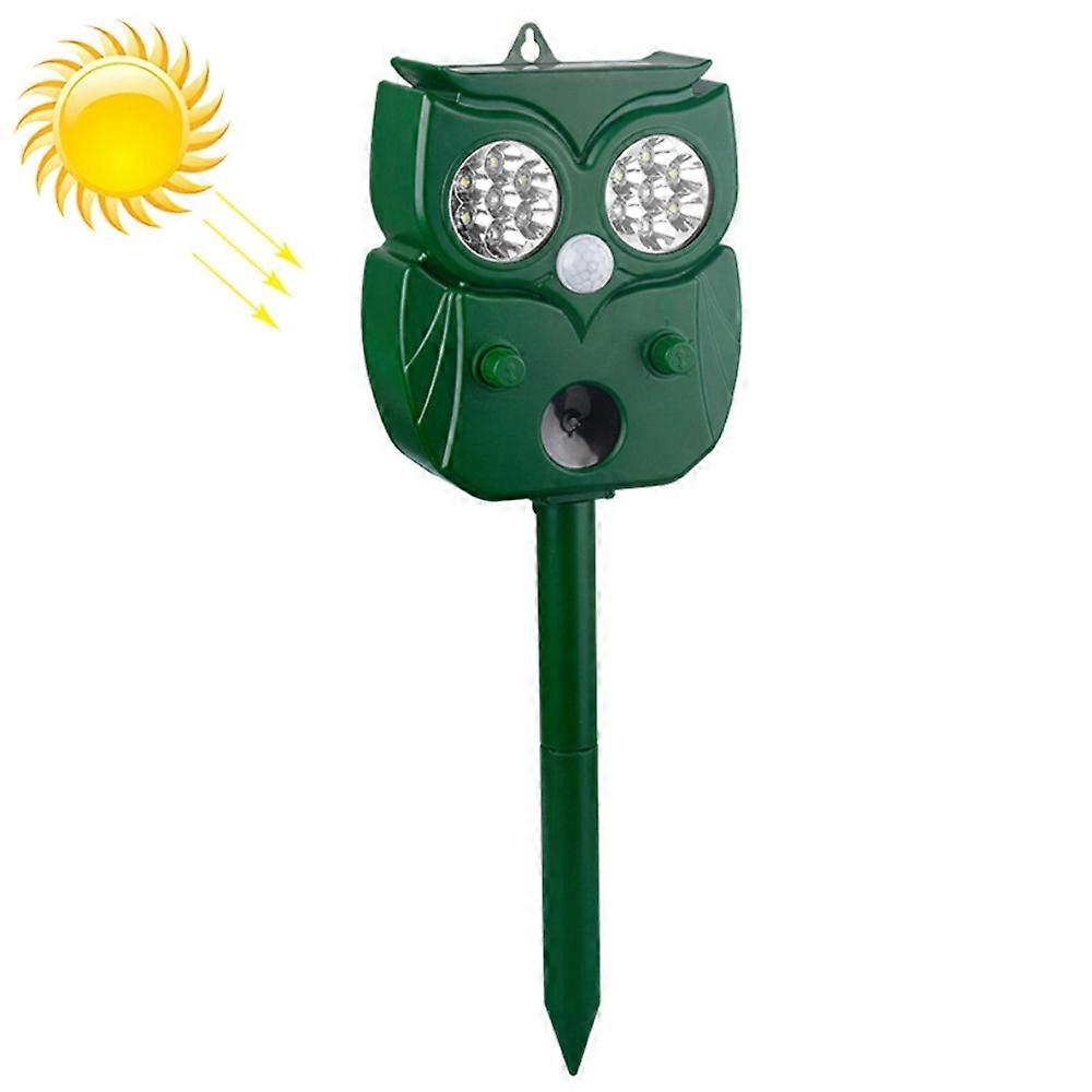 Outdoor Solar Ultrasonic Infrared Sensor Repeller 14LEDs