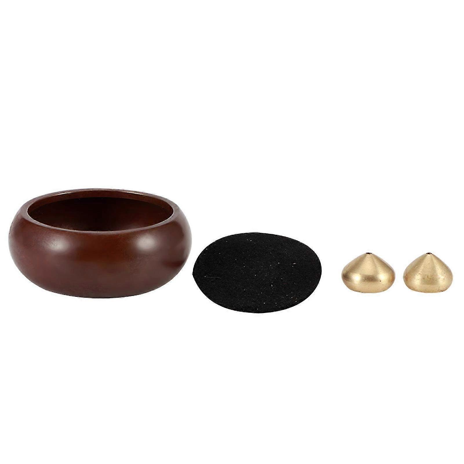 Fine Copper Incense Burner Holder for Cones, Sticks & Coil Incense - Ash Catcher Home Accessory for Aromatherapy & Relaxation