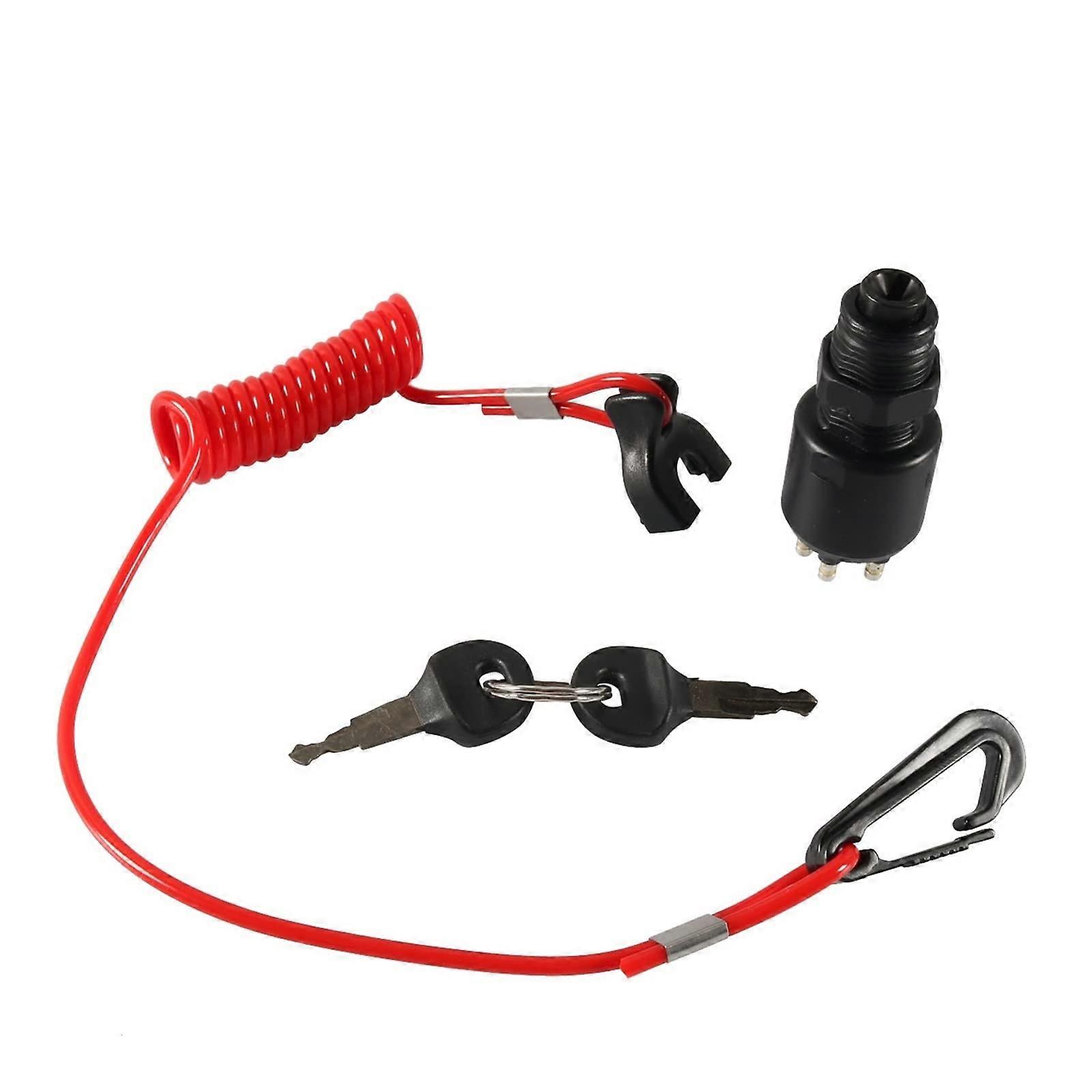 Ignition Switch BRP Side-Control Keyed With Safety Lanyard