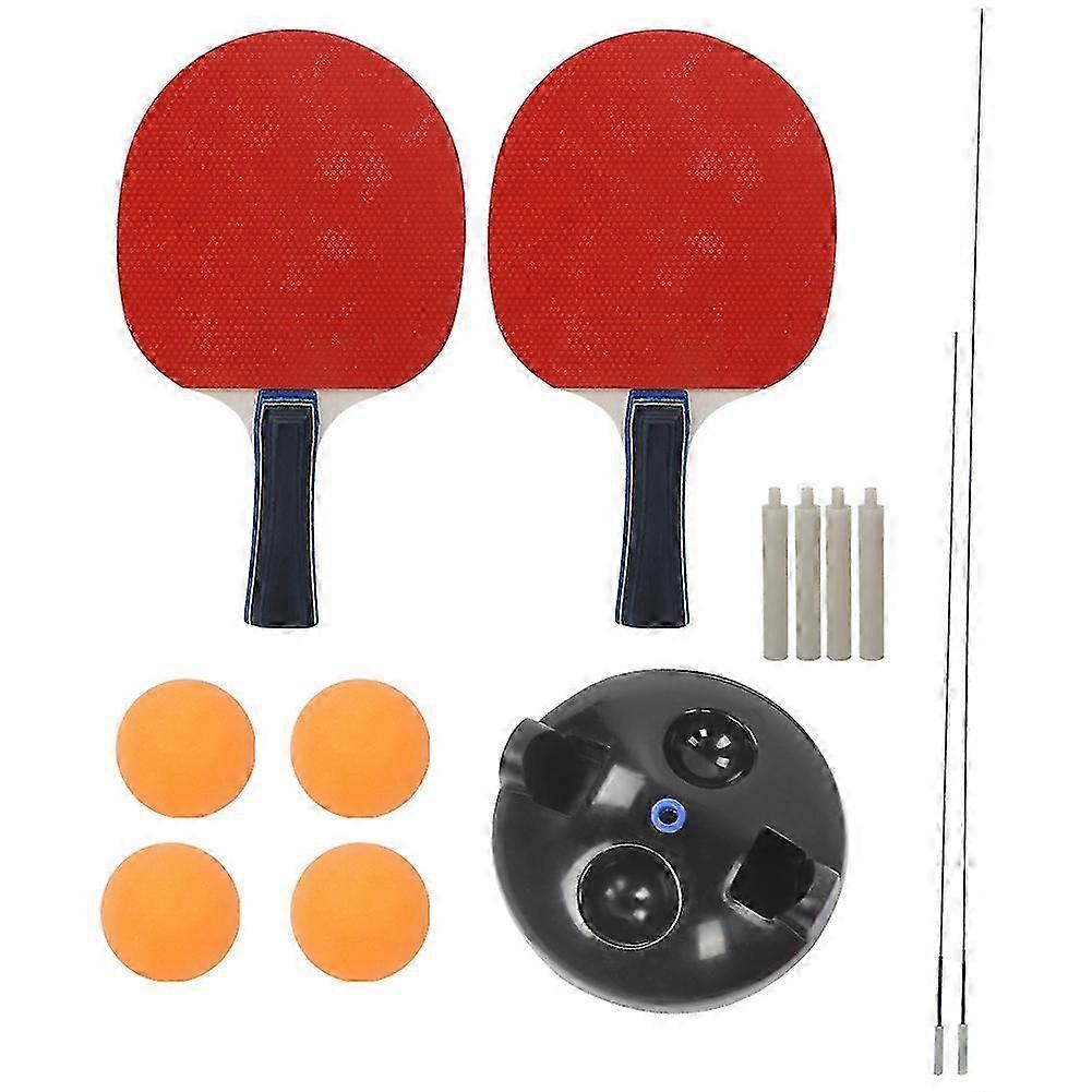Elastic Shaft Table Tennis Trainer Tool Kit for Single & Double Training