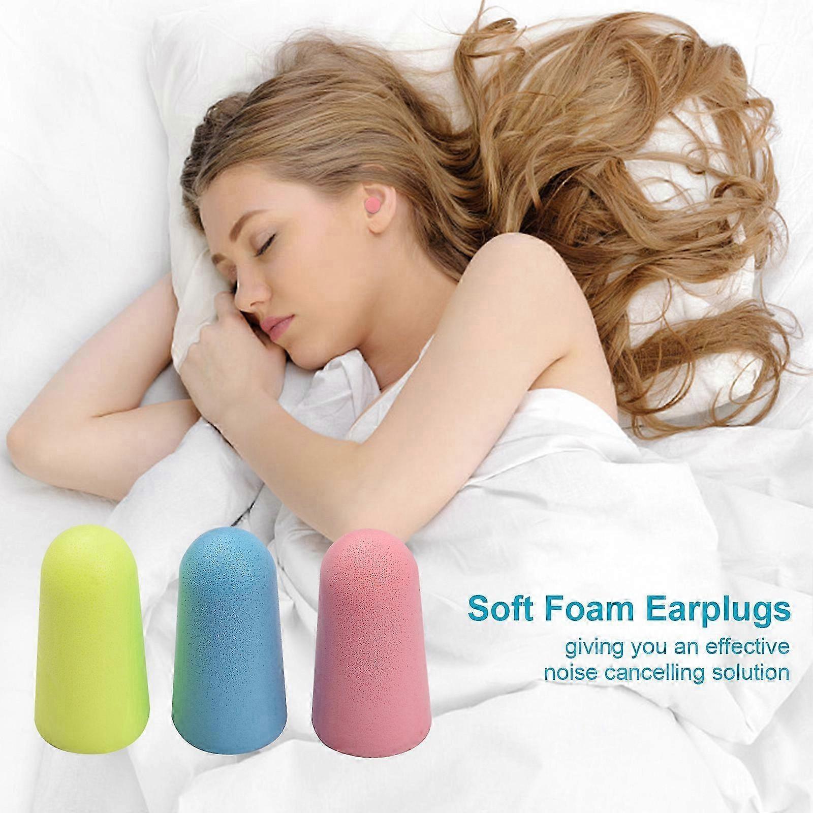 Reusable Soft Foam Earplugs for Sleeping, Work, Travel & Noise Cancelling - 30/60/120PCS Set (Anti-Snoring & Shooting)