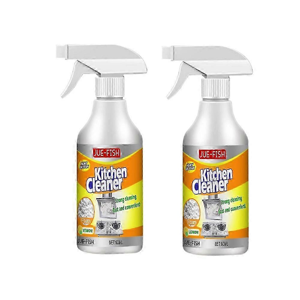 1-3pcs Foam Kitchen Grease Remover Degreaser 2pcs