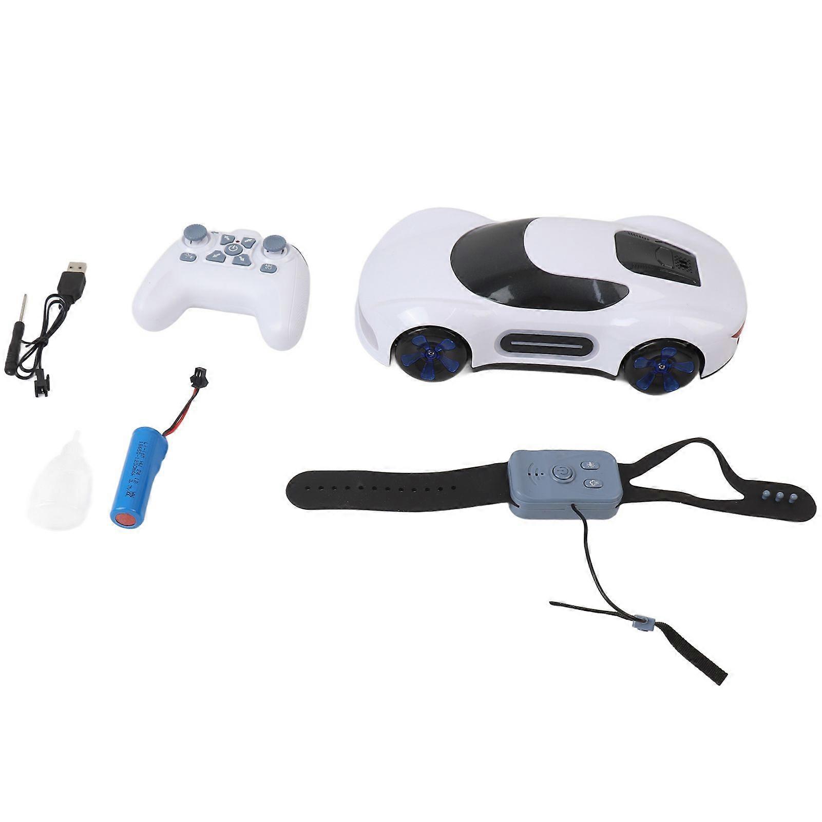 Remote Control Drift Car Remote Control Spray Car 2.4GHz with Double Spray Gesture Sensing Control Watch Light Sound for Children Boys Girls