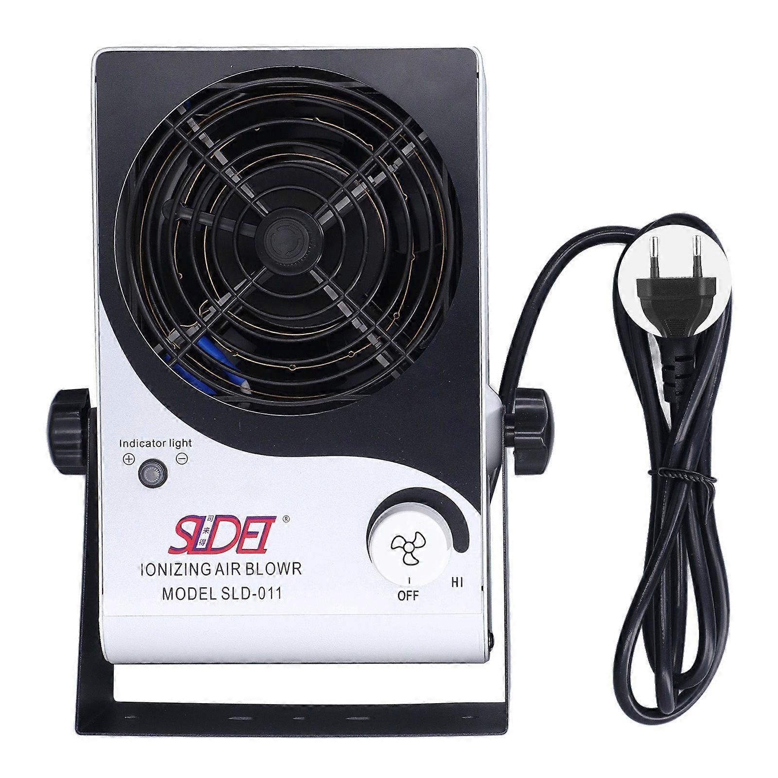 Desktop Ionizing Air Blower Static Elimination Dust Removal ESD Ionizer Fan for Production Lines EU Plug 220V