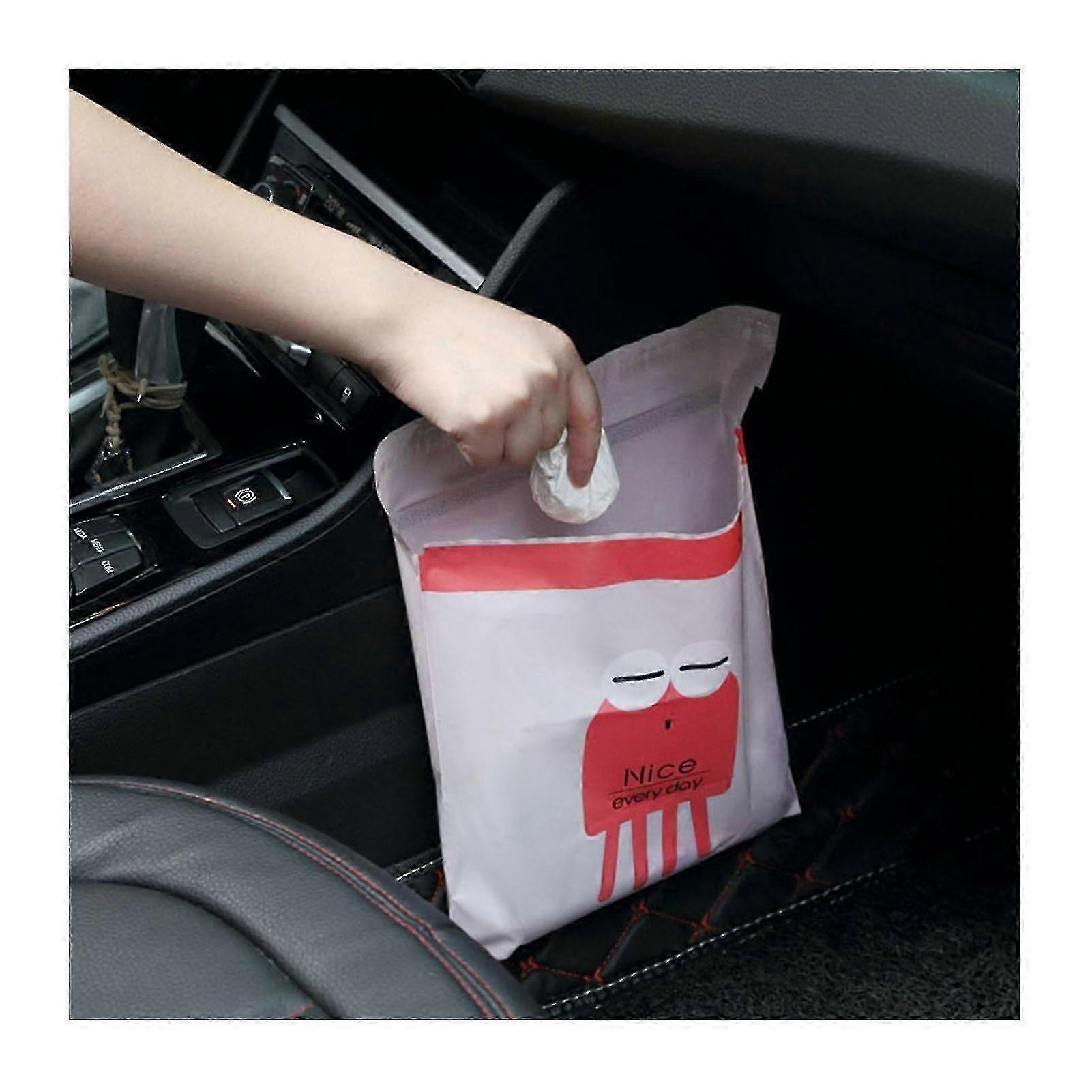 Biodegradable Easy Stick-on Trash Bag 15pcs Self Adhesive Bag With ...