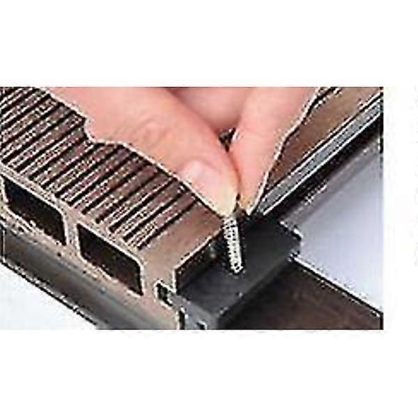 100 Composite Deck Clips Fasteners T-clips Plastic Fasteners 100-pack