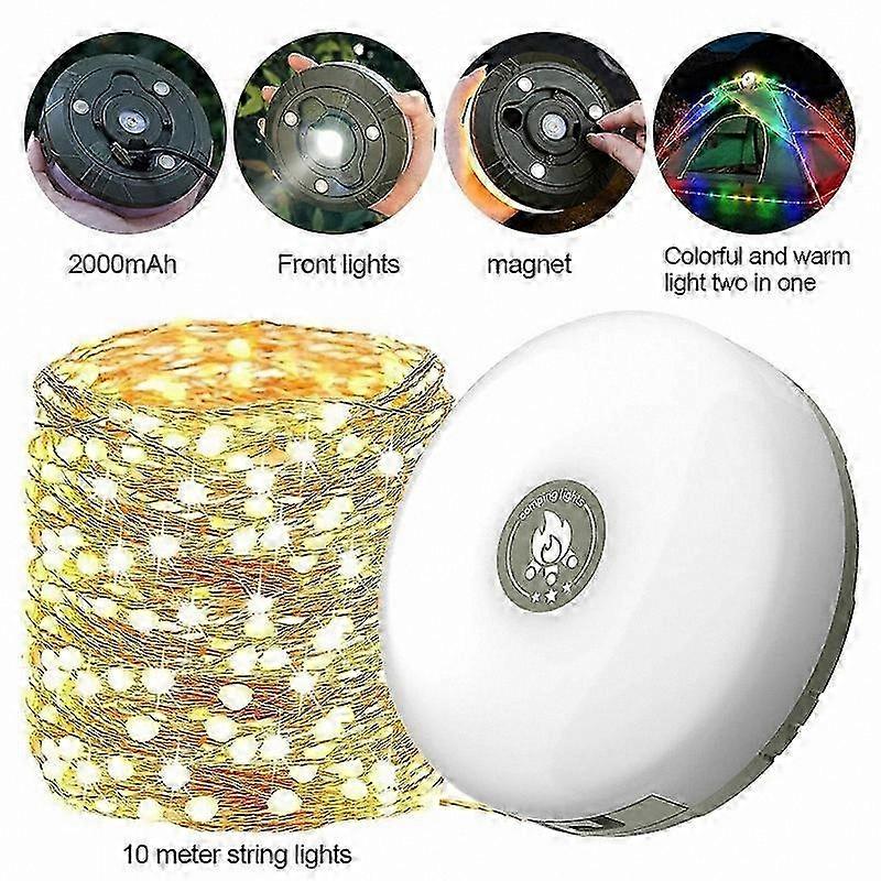 String Lights for Outdoor Camping, Backyard and Patio Decoration