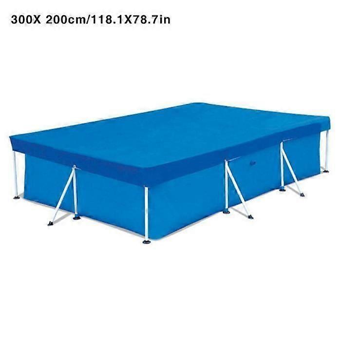 Protective cover for swimming pool - OOBEST - Rectangular 300X200CM - UV resistant - Blue color