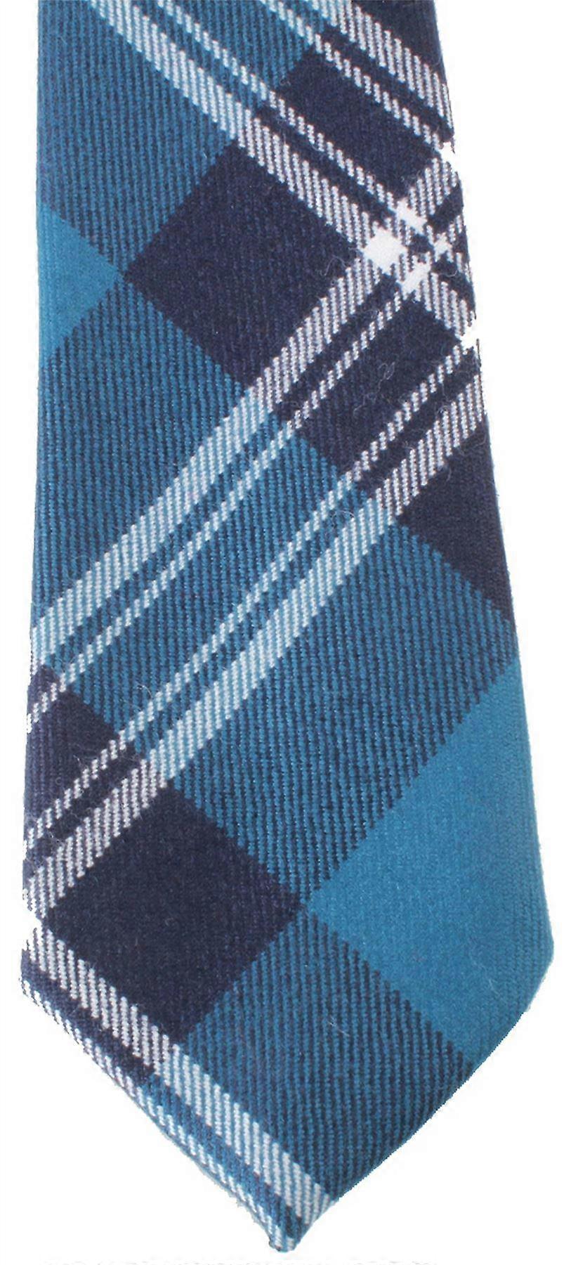 Locharron of Scotland Reiver Earl of St Andrews Tartan Tie - Blue/Navy/White
