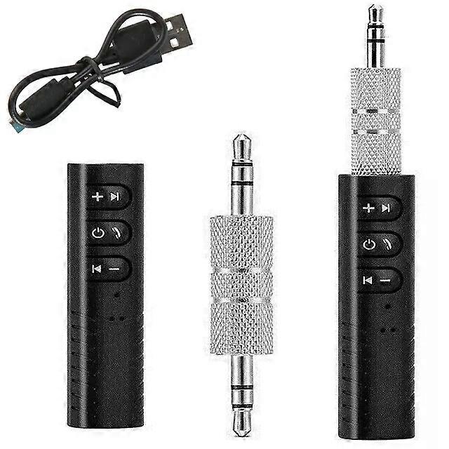 3.5mm Bluetooth 5.0 Receiver Wireless Transmitter Adapter Suitable for Car AUX Audio Stereo Music Headphone Handsfree Reciever