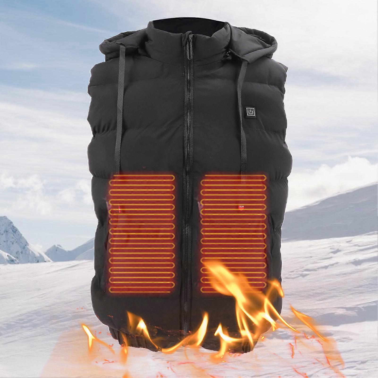 Electric Heating Vest XL Soft Washable Adjustable Heated Jacket