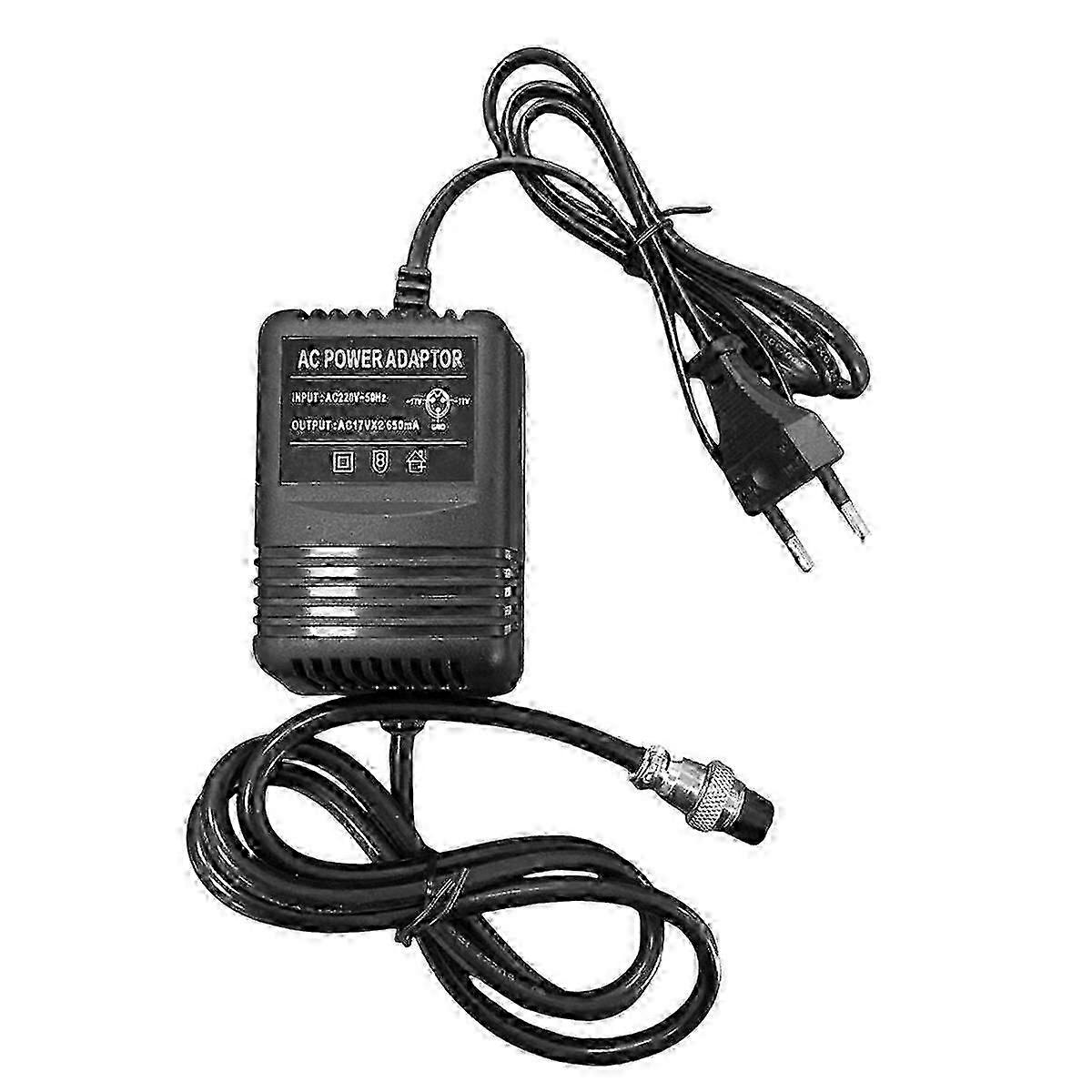 15v Power Supply Adapter For F4 Mixing Console With 3-pin Connector And Eu Plug