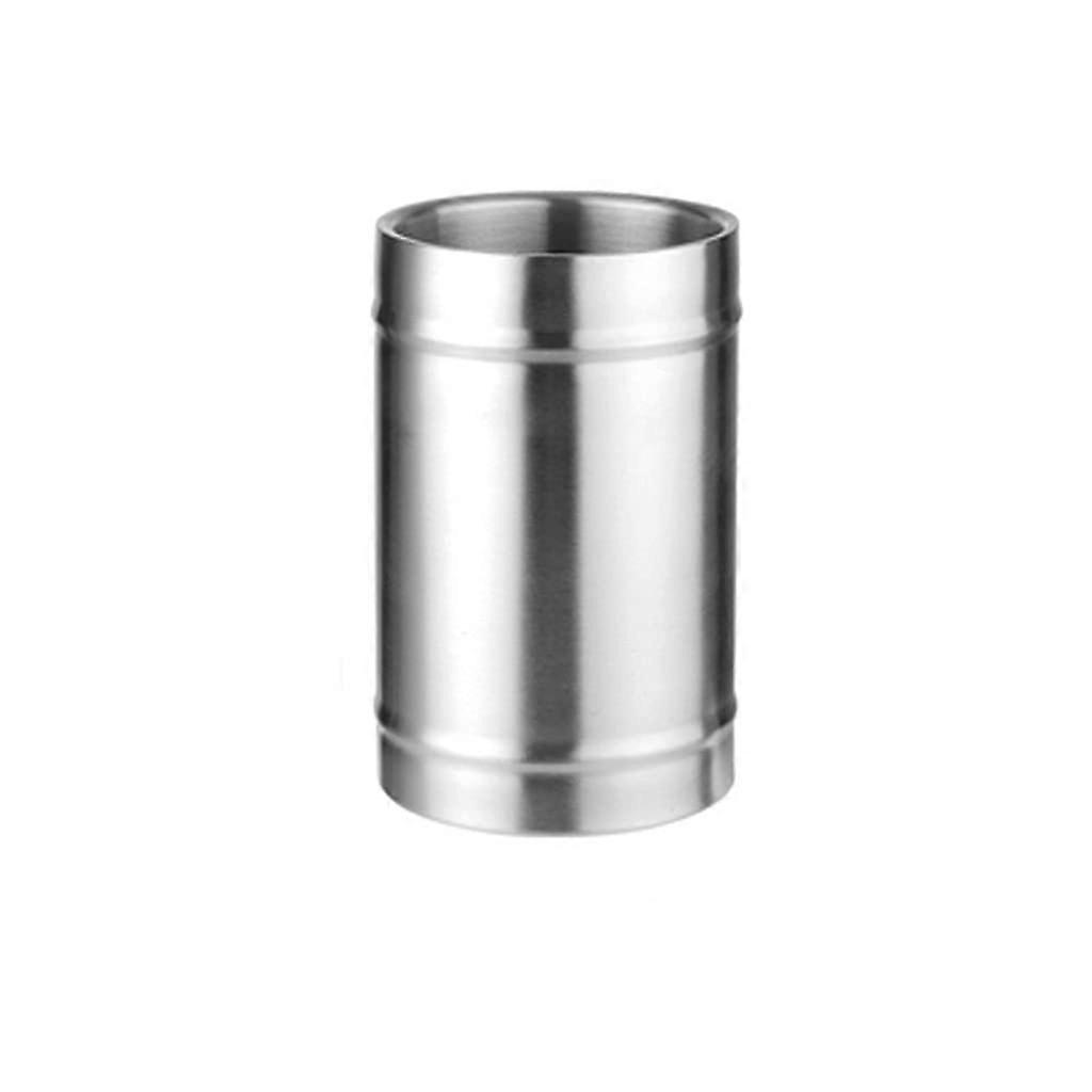 Bar Stainless Steel Ice Bucket, DoubleLayer Insulation, Silver, Champagne And Wine Ice Bucket