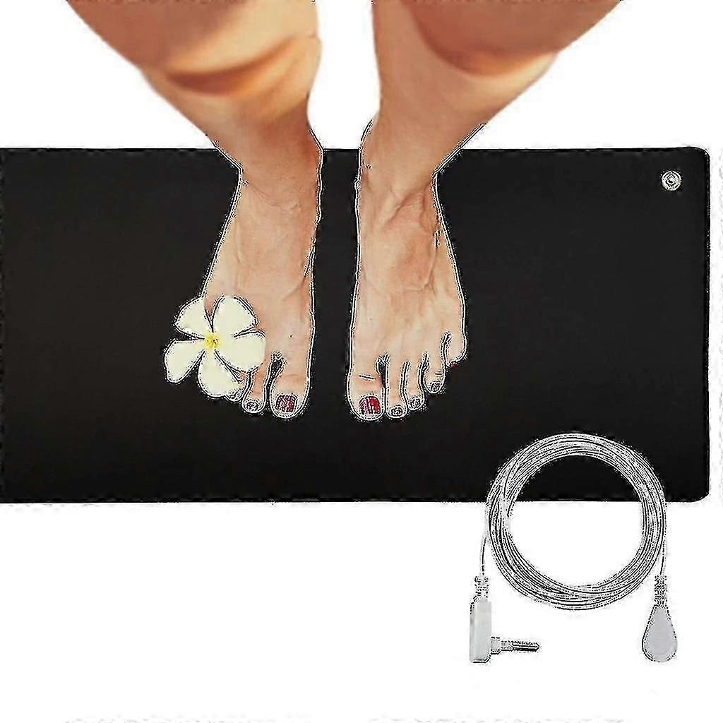 Grounding Mat for Computer Mouse with EMF Protection to Reduce Inflammation Pain Fatigue Stress