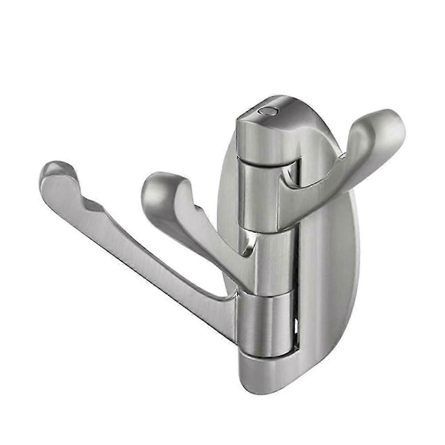 Swivel Hook Solid Metal Foldable Towel Hook, Triple Coat Hook Hanger