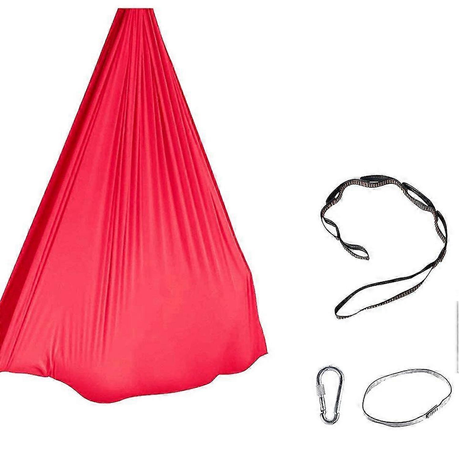 Therapy Swing for Kids Hanging Hammock Swing Cuddle Hammock Red