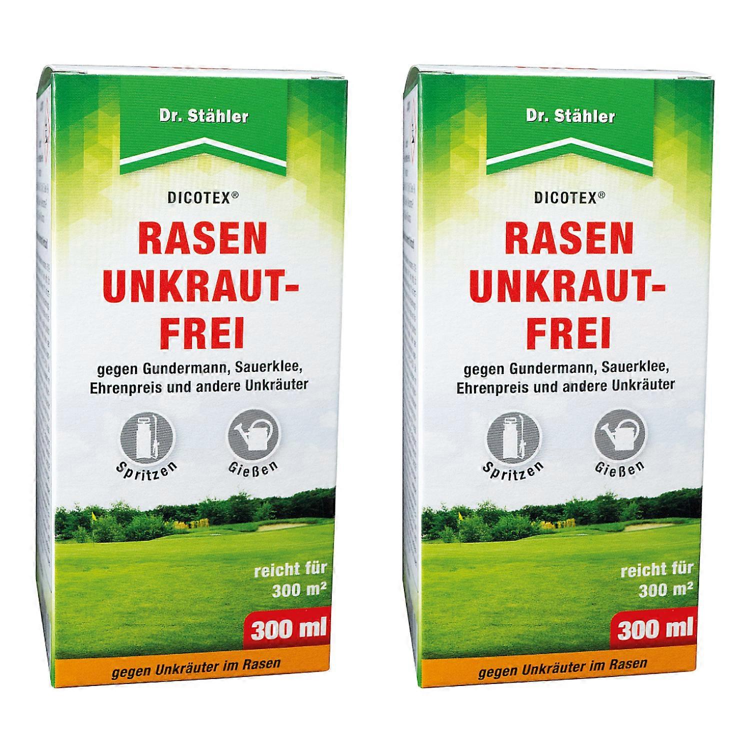 2 x DR. STÄHLER Dicotex® Lawn Weed Free, 300 ml