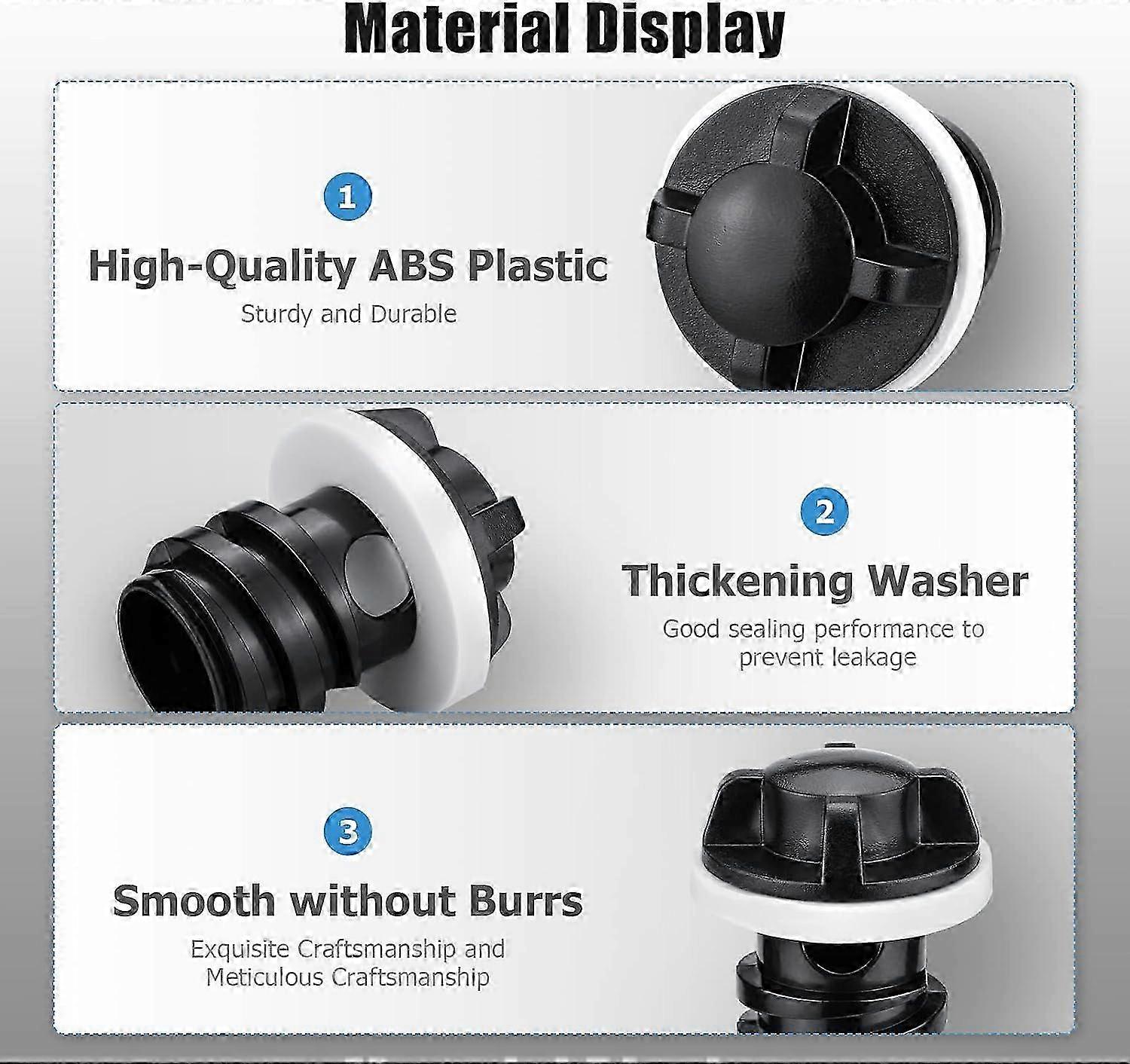 2-Pack Cooler Plug, Replacement Drain Plugs for Yeti, RTIC, Orca, Ice Bucket Accessories 2025