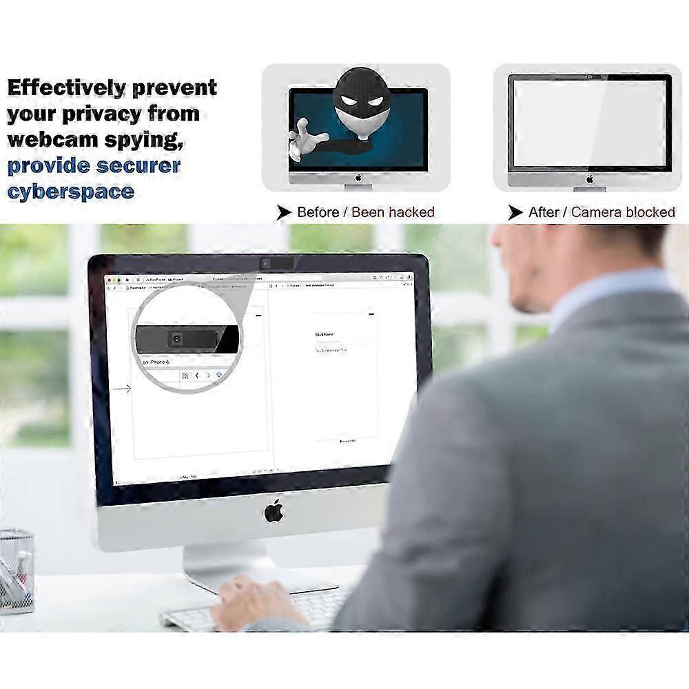 Ultra Thin Design Security Slider For Privacy Protection, Camera Cover With Strong Adhesive And Easy Installation, Stylish Appearance For Computer, 20