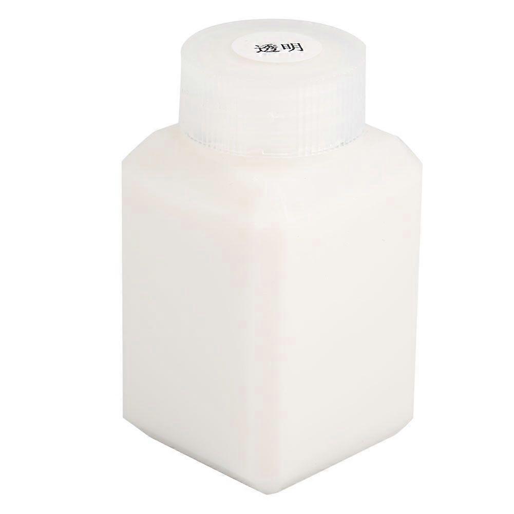 60ml Leather Border Oil Plastic Bottle DIY Craft Manual Leather Edge Sealing Tool(Transparent)