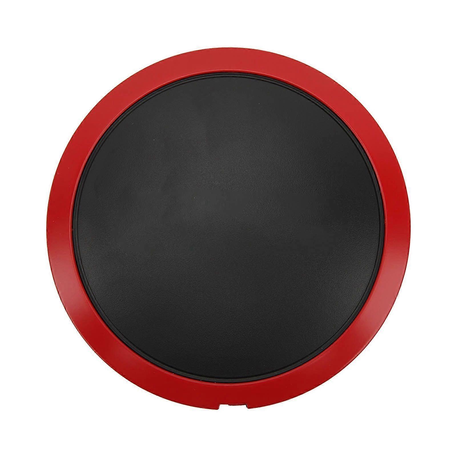Center Wheel Hup Cap With Chrome Trim 68078419AC Heat Resistant Wheel Hub Center Cap Replacement for FIAT 500 Red Circle Red Letter