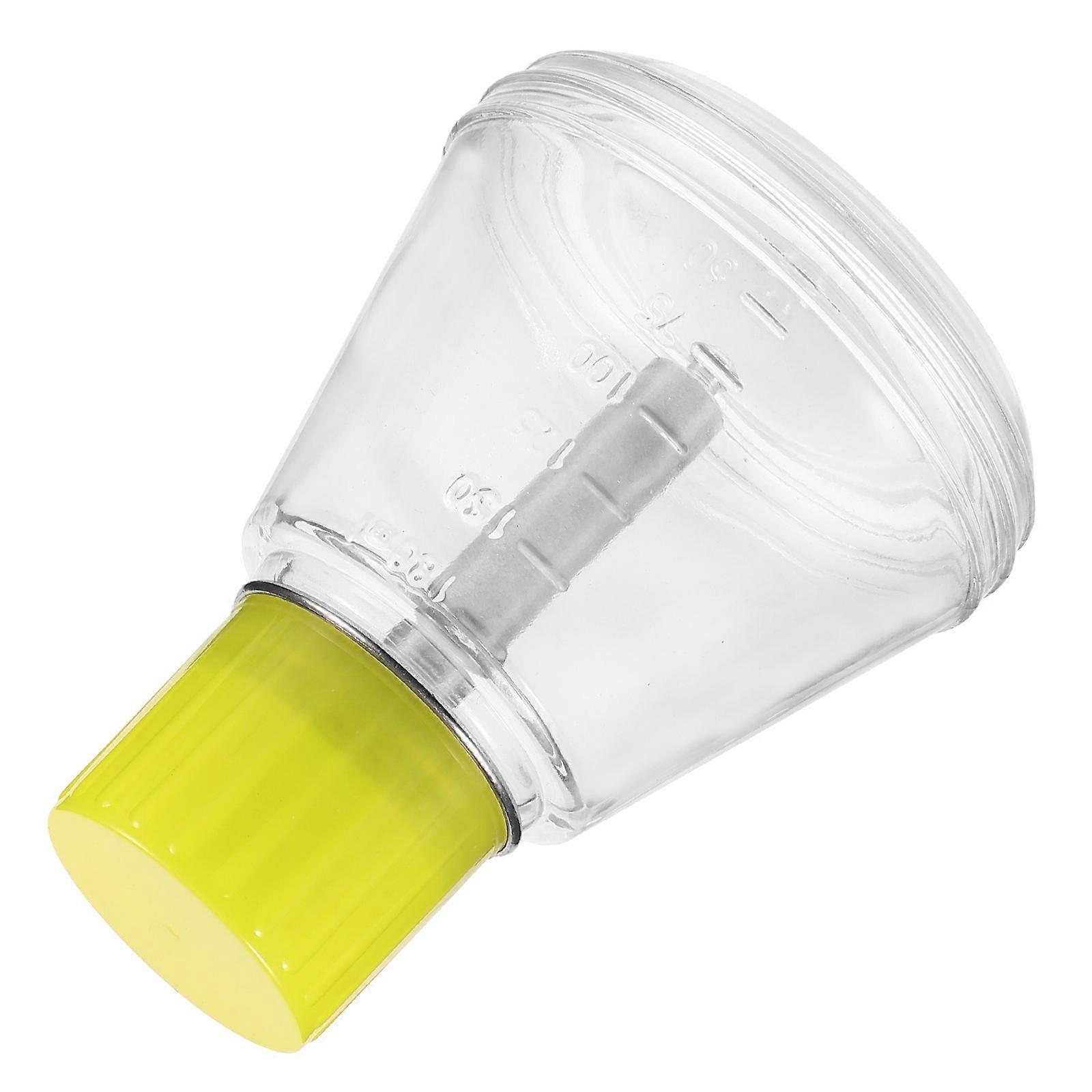 Glass Pump Bottle for Nail Polish Remover with Aluminum Core 180ml