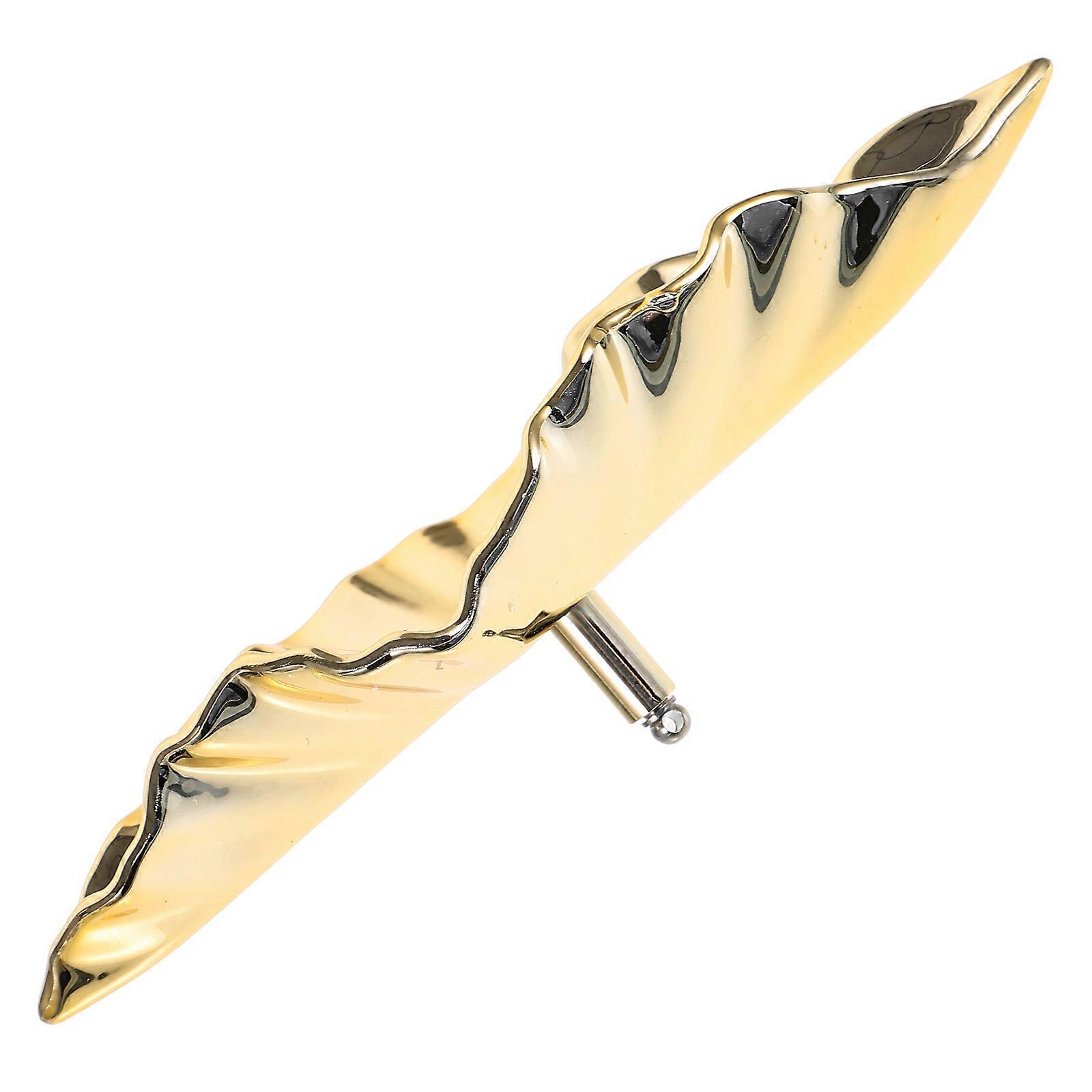 Electroplated Leaf Hanging Leaf Shape Ornament Plastic for Home