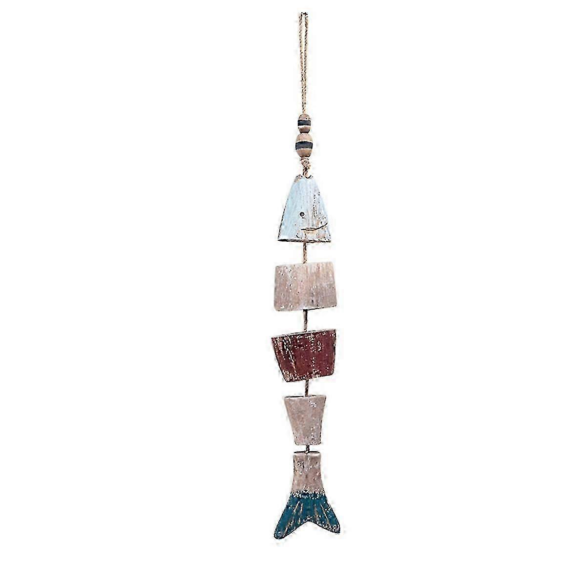 Wooden Fish Decor Hanging Fish Hand Carved Fish Wall Decor for Nautical Theme Beach Theme Lake Hous