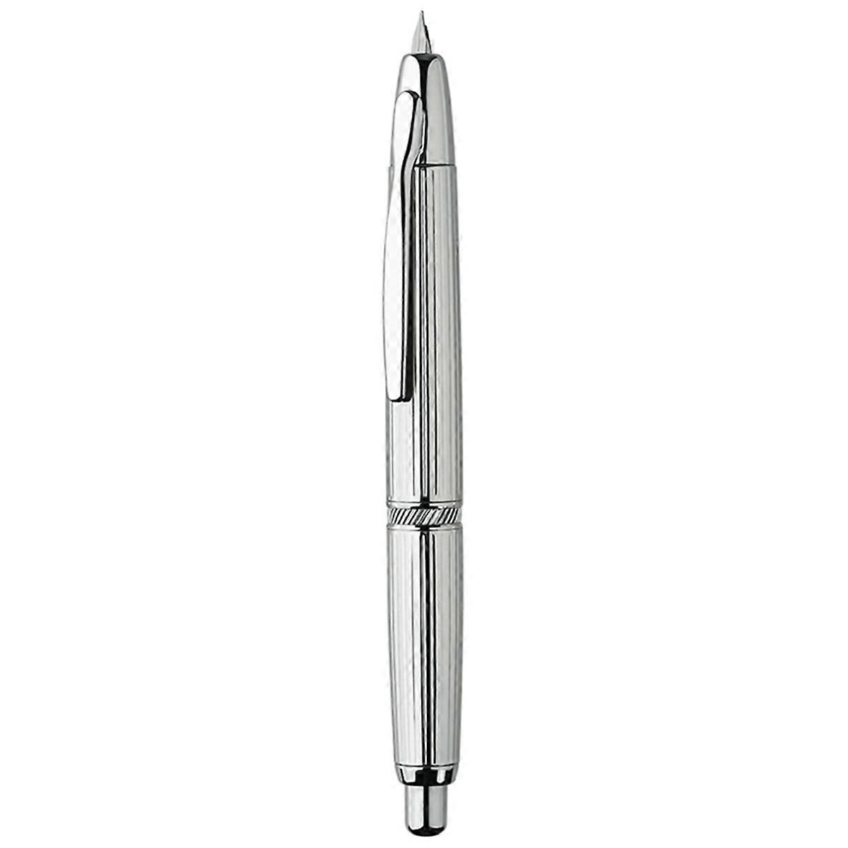 Fountain Pen 0.4mm Extra Fine Nib Stripe Ink Fountain Pen,A