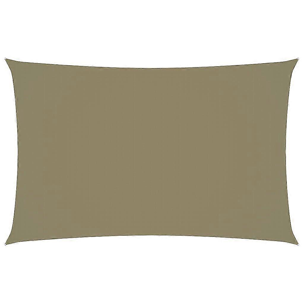 Sunshade Sail Oxford Fabric Rectangular 4x7 M Beige