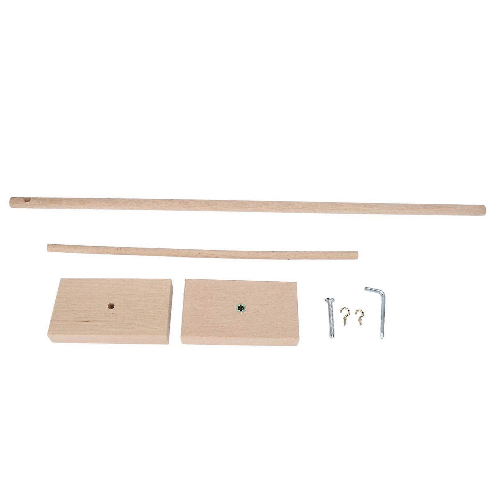 Crib Mobile Arm Beech Wood Odorless Easy Assembly DIY Crib Mobile Bracket for Home Baby Bedside Decoration