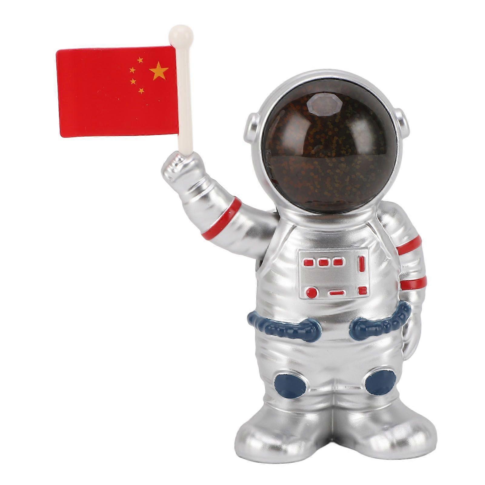 Arm Waving Spacemen Ornament Solar Powered Spacemen Decoration for Vehicle Home