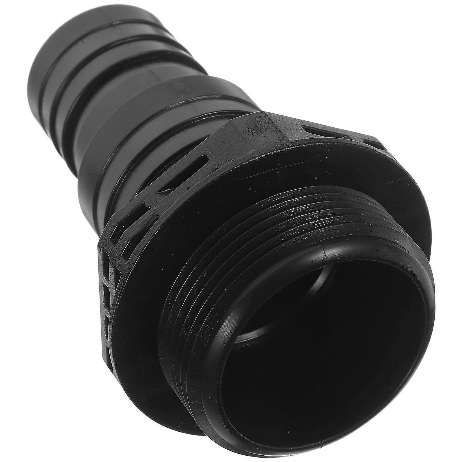 Pool Pump Adapter: 32/38mm Threaded Pool Pump Fitting Replacement Part - Plastic Hose Adapter Sand Filter Accessory for Above-Ground