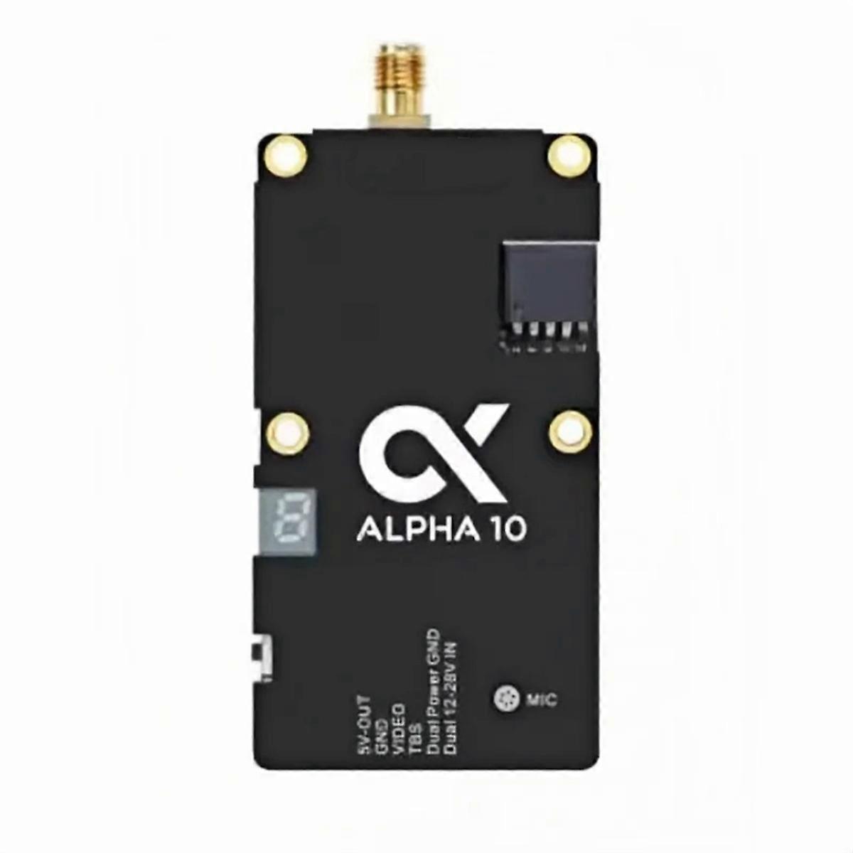 5.8G 10W FPV VTX for Alpha 10 10W VTX 5.8GHz 80CH 10W 7W 5W 3W 1W High Power Smart Audio Video mission