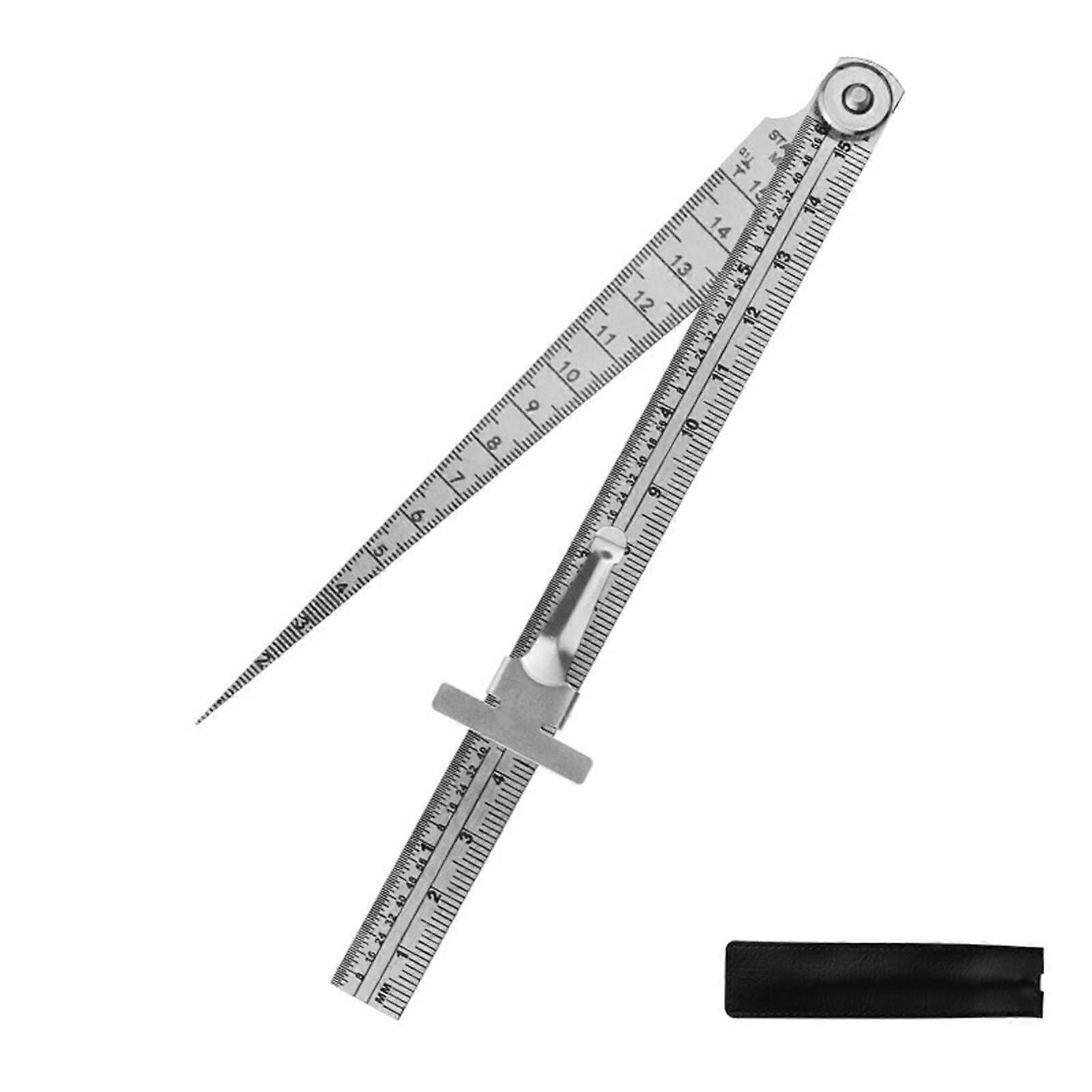 Stainless Steel Double Scale Tapers Gauges Tool For Depth Length Diameter Measurement In Tight Space And Welds Ref: 1492