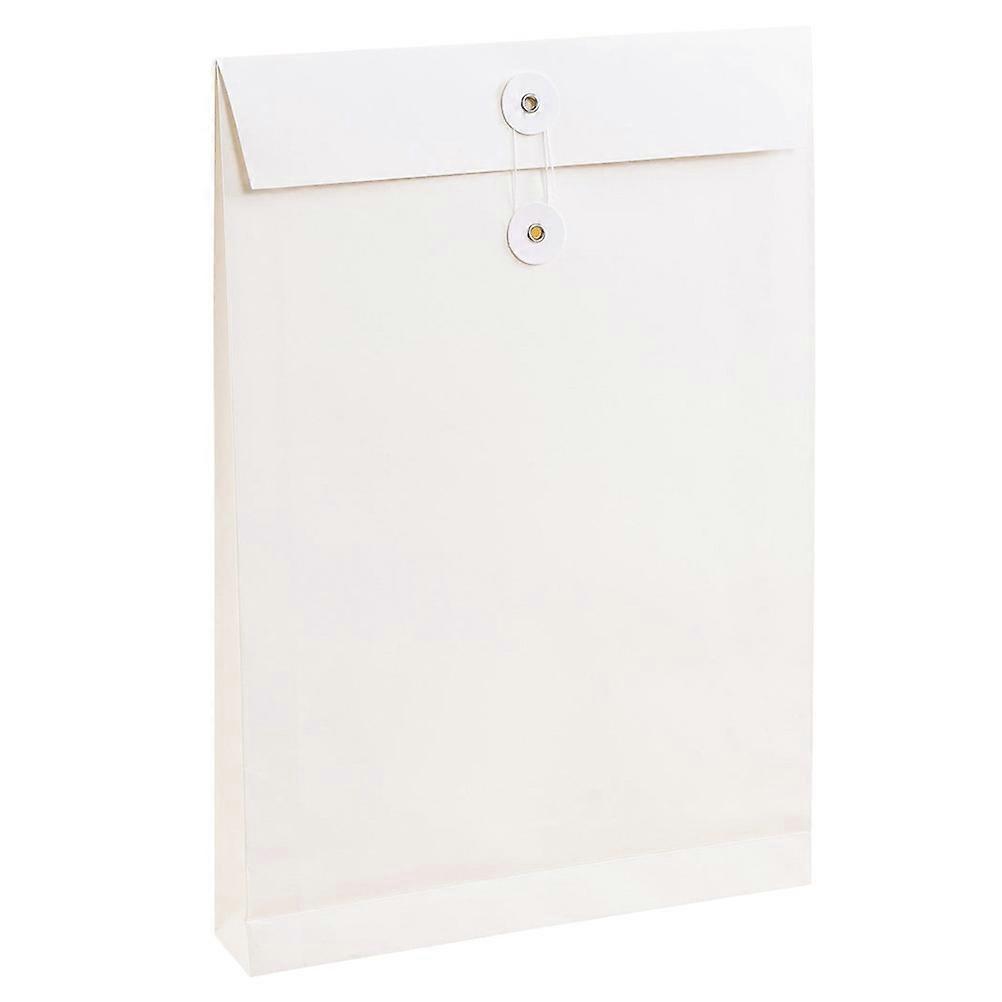 Large Capacity 18 Pcs White File Bag Paper Organizer For Office Documents Business Travel Storage Solution