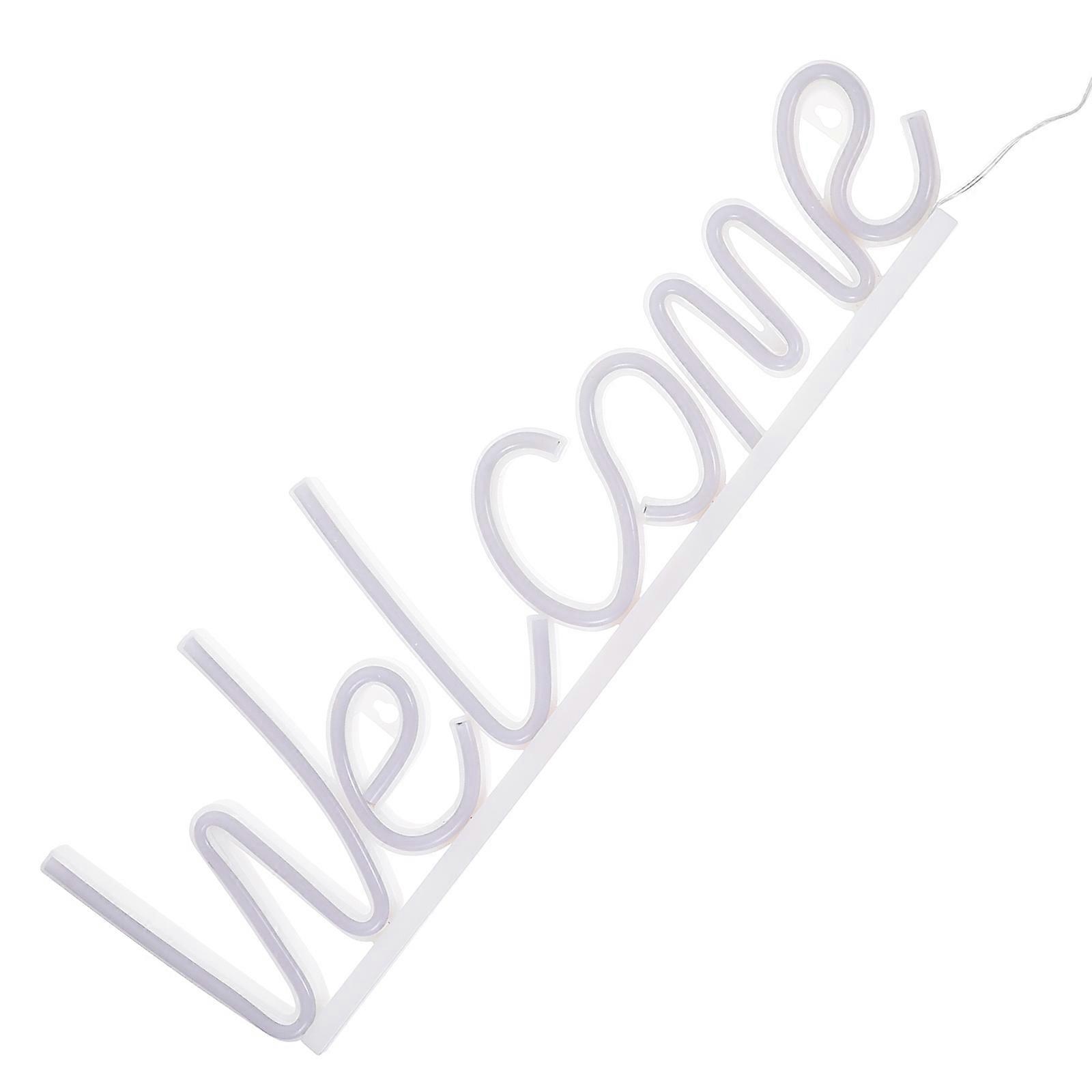 Light LED Neon Sign 13.83X4.99X0.79in Ideal For Festive Store Display 2Pcs