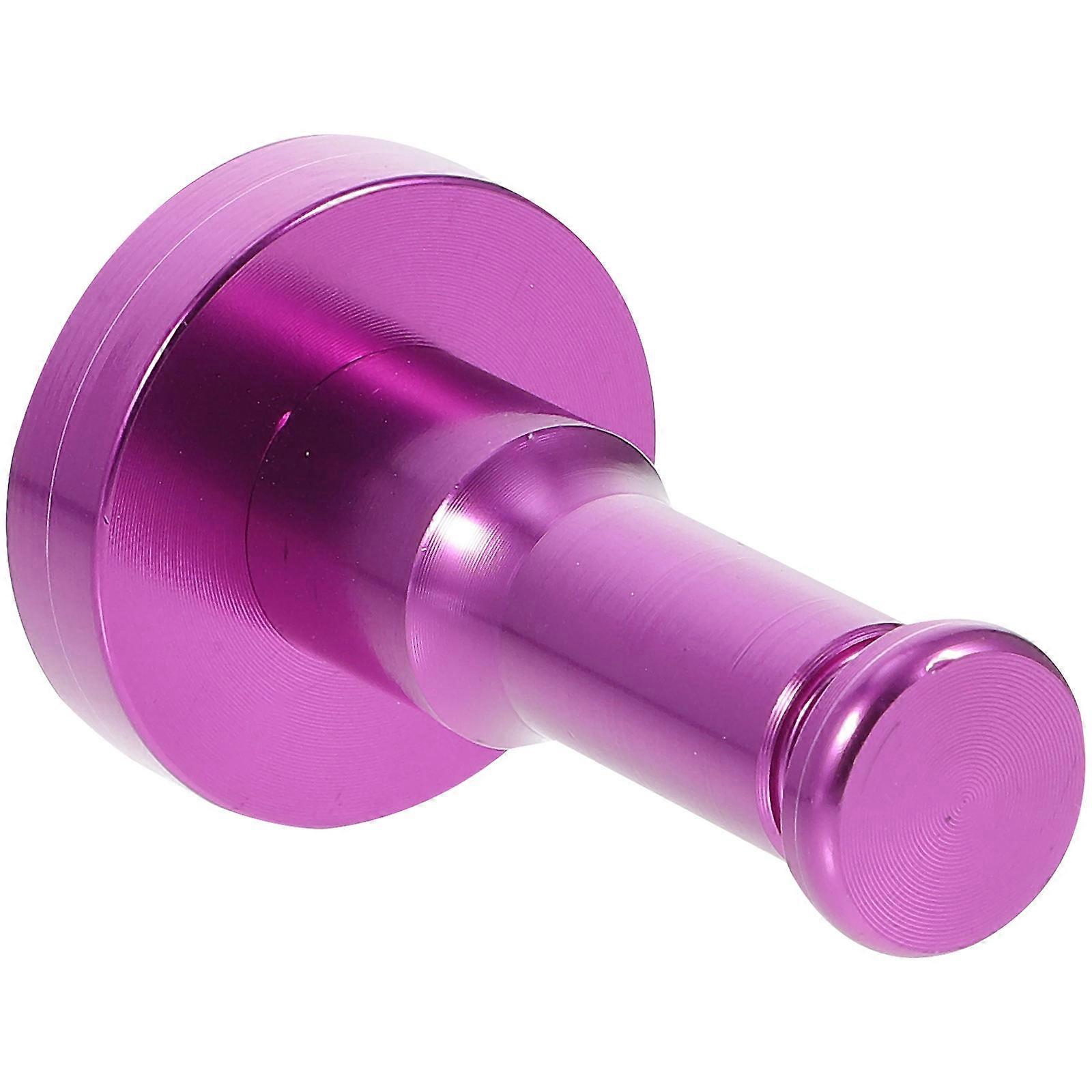 Towel Wall Hanger 4Pcs Purple Aluminum Alloy Hook For Daily Use Space-Saving Storage In Your Home