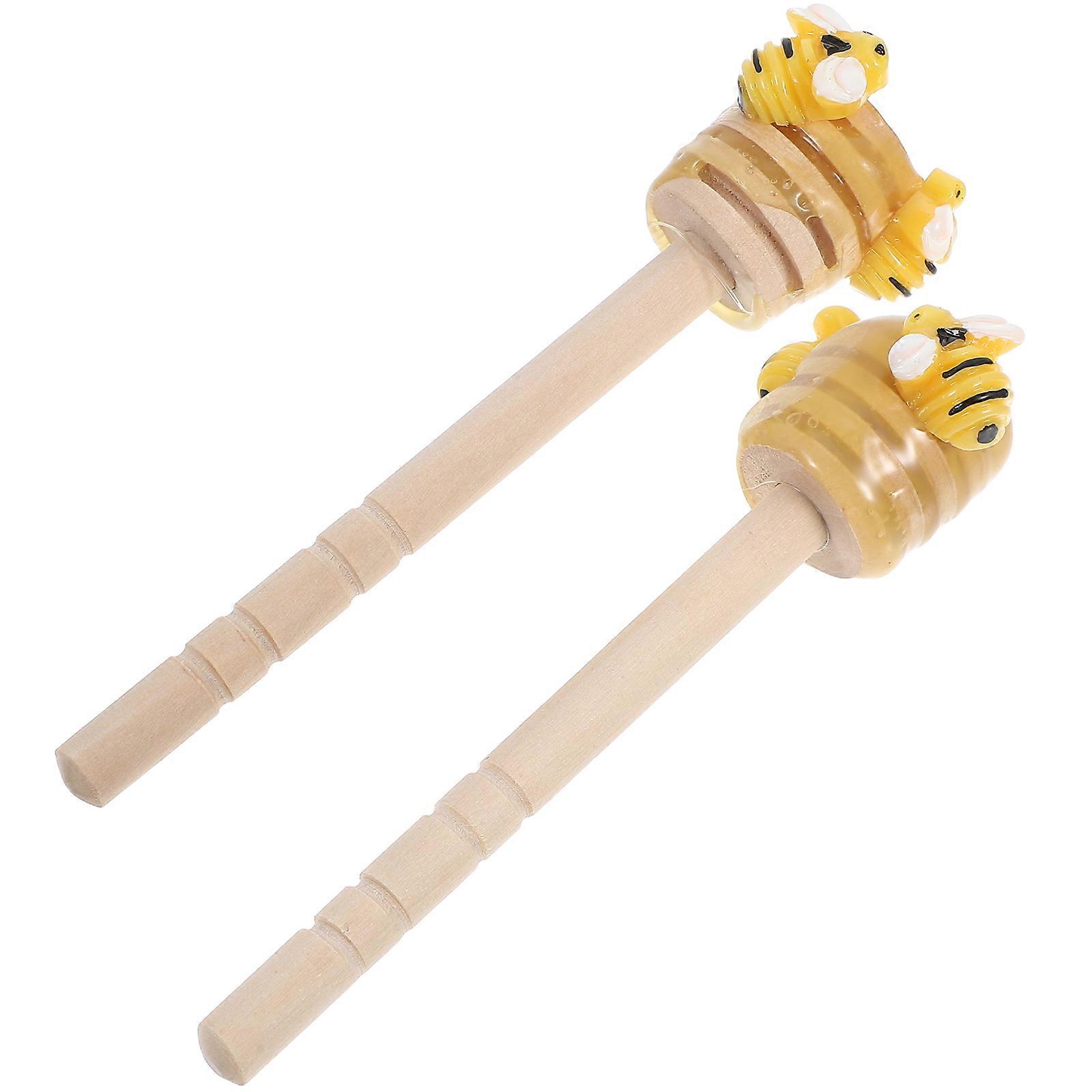 Bee Kitchen Accessories Mini Stirring Sticks for Tiered Tray Decor 10Pcs