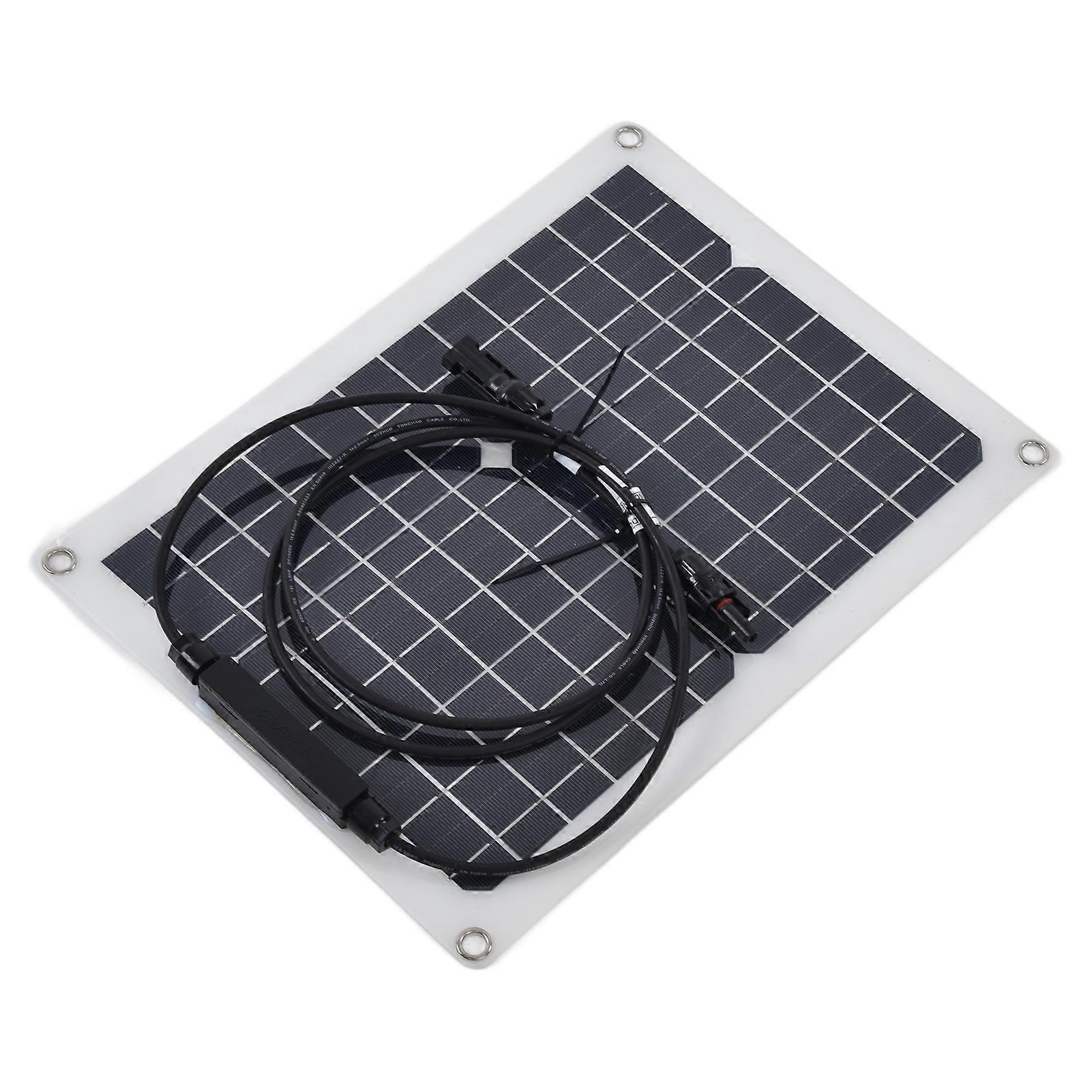 15W 40A Solar Panel Charger Kit, 38x28cm, High Efficiency