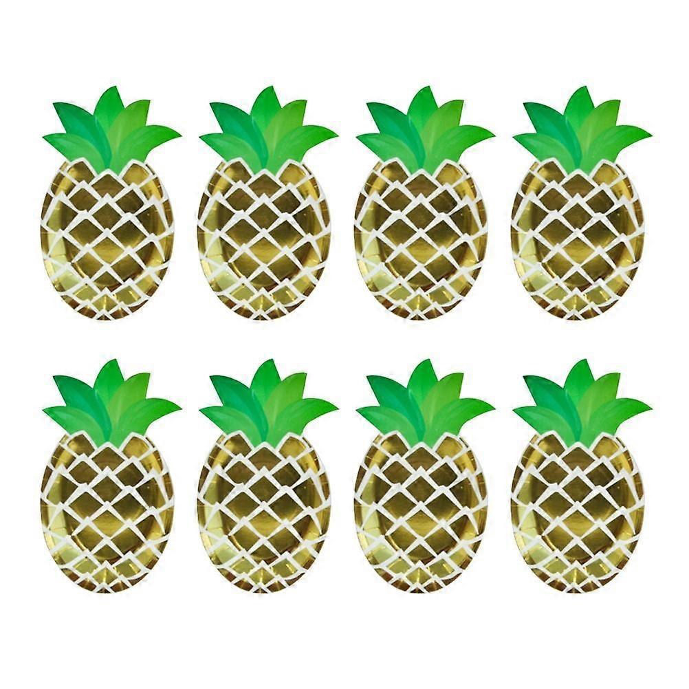 Colorful Paper Pineapple Prints Holiday 16Pcs