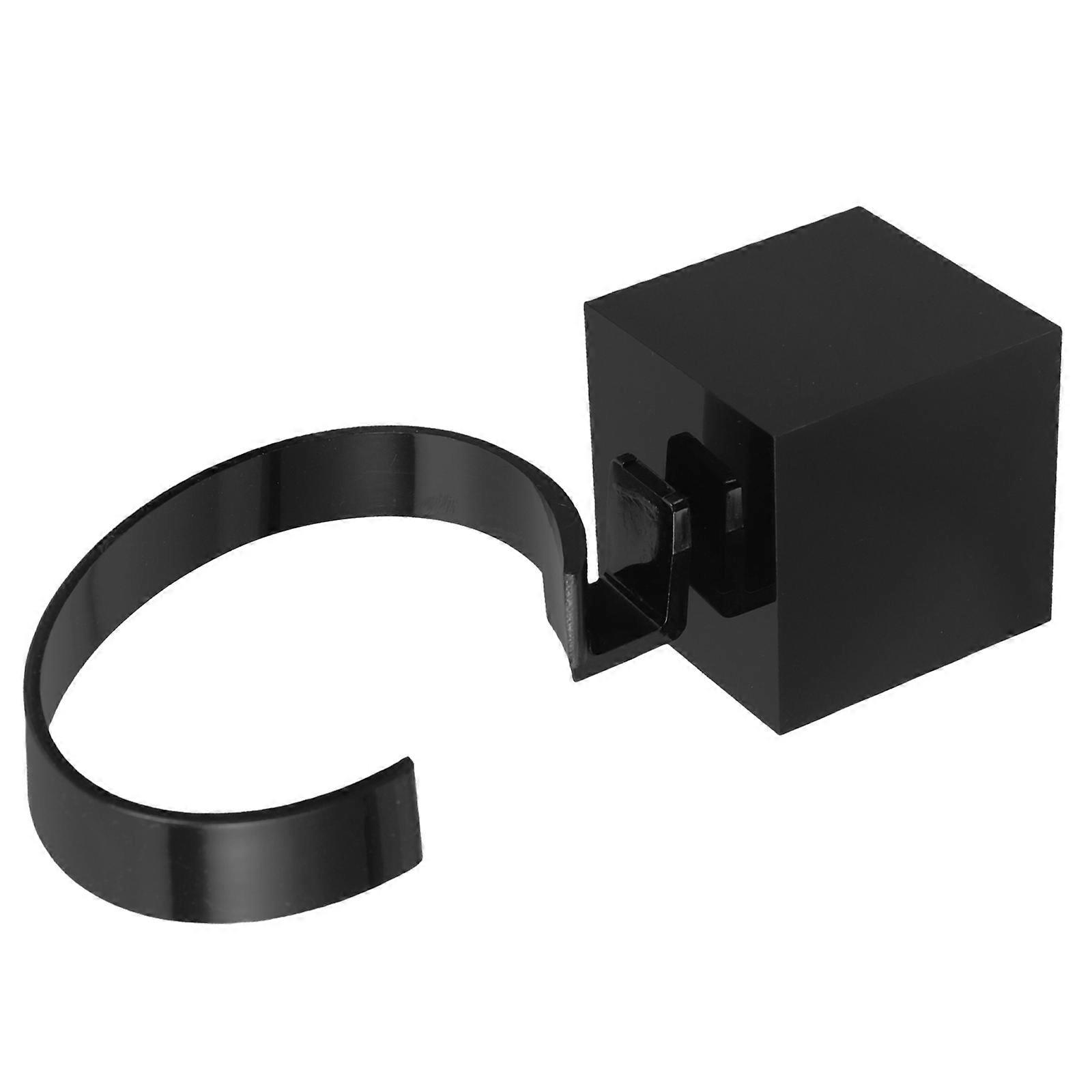 حامل ساعة أكريليك لعرض المجوهرات أسود 12.30 × 4.00 × 4.00 سم حامل عرض للحماية عبوة واحدة