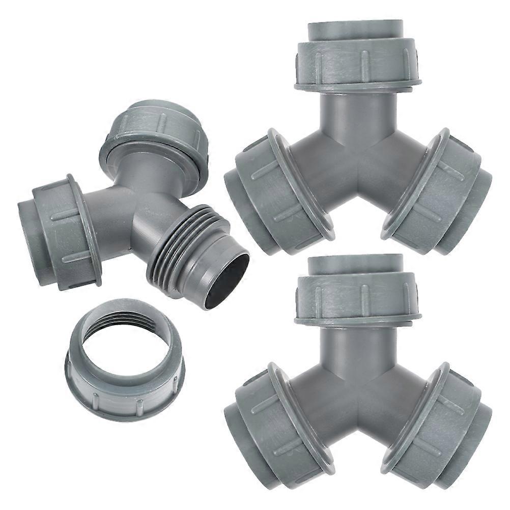 Drain Hose Connector Washing Machine Hose Tee for Connecting 6Pcs Set