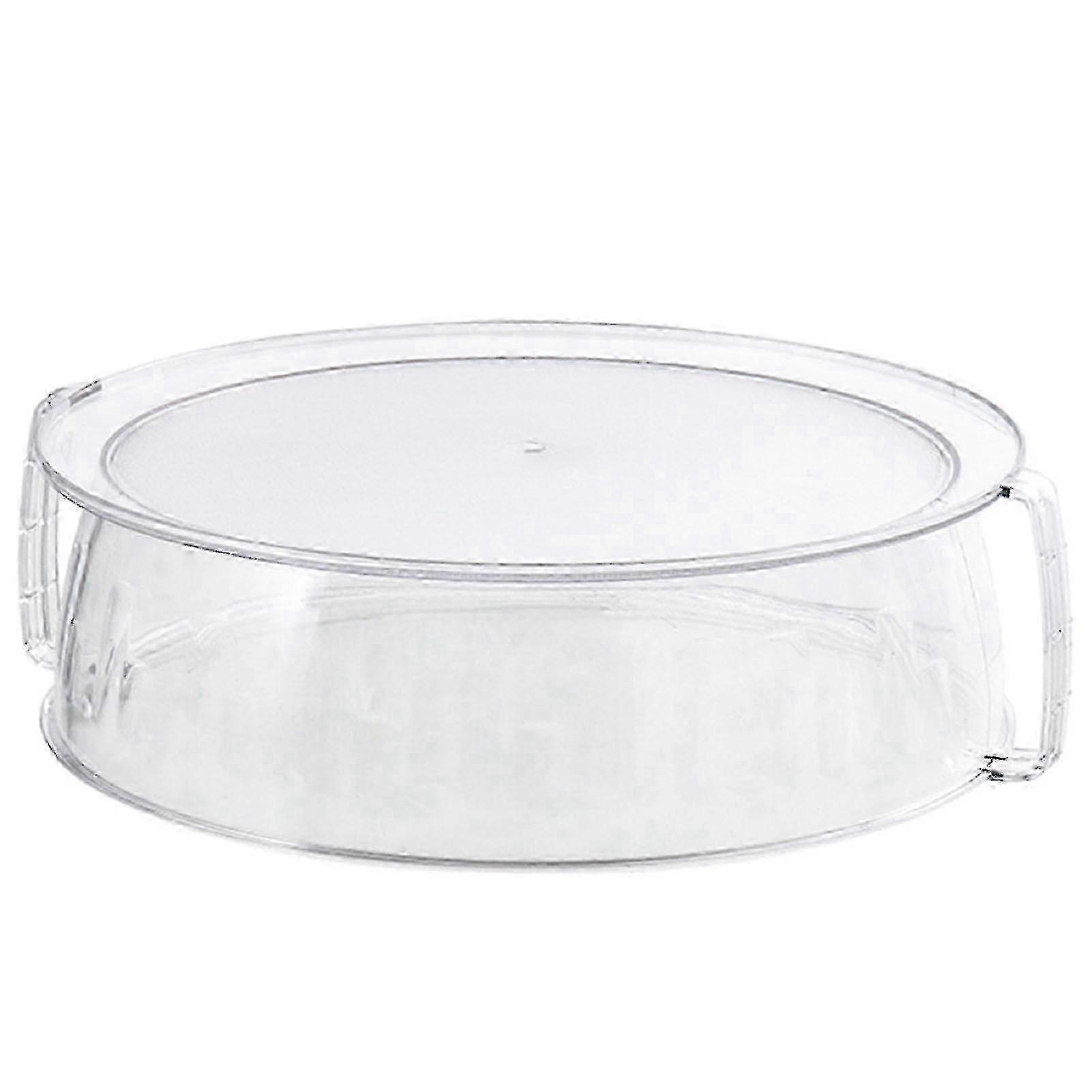 Glass Microwave Cover with Handle for Splash Proof Heating and Steaming