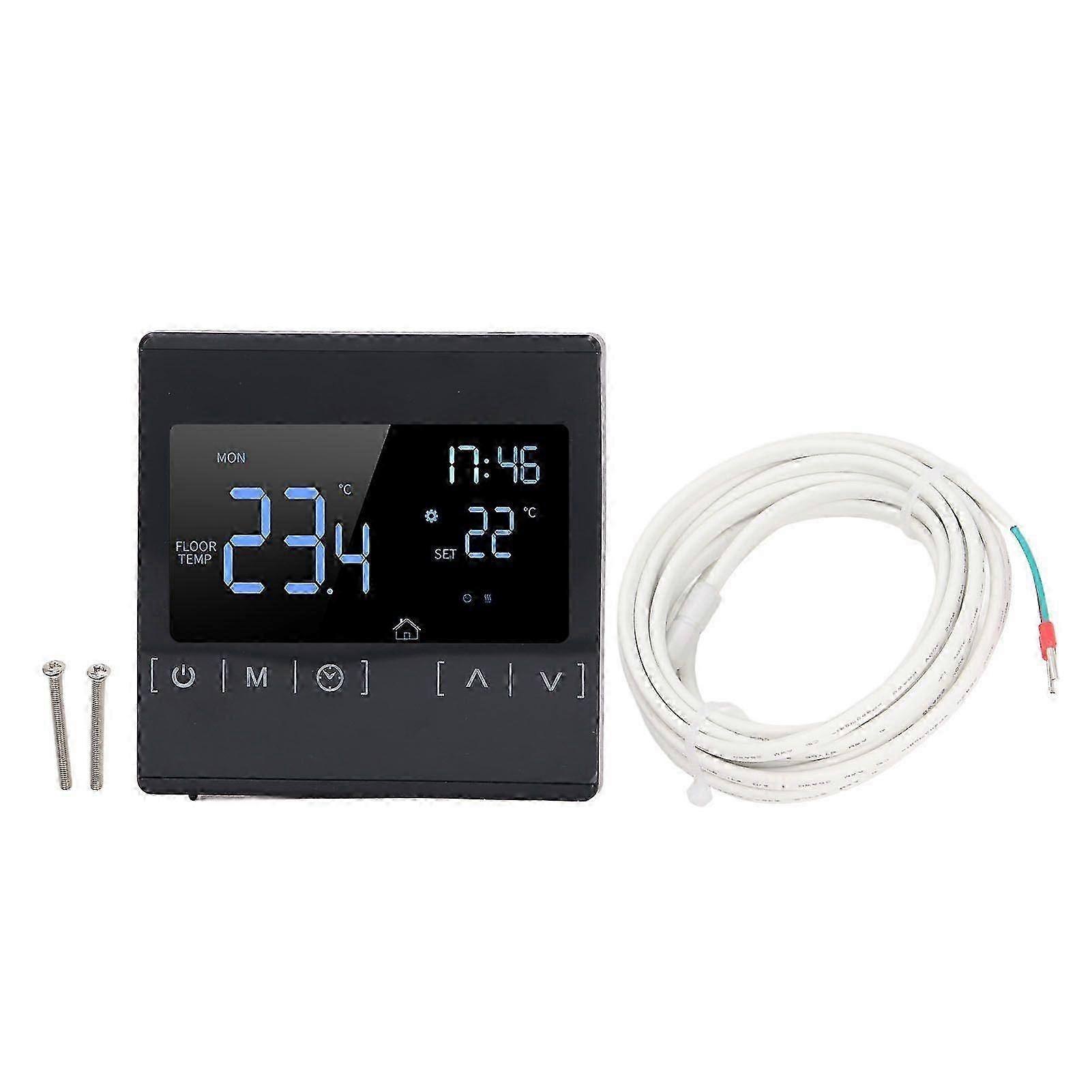 High quality  (MH1822D Black) Floor heating intelligent controller linkage