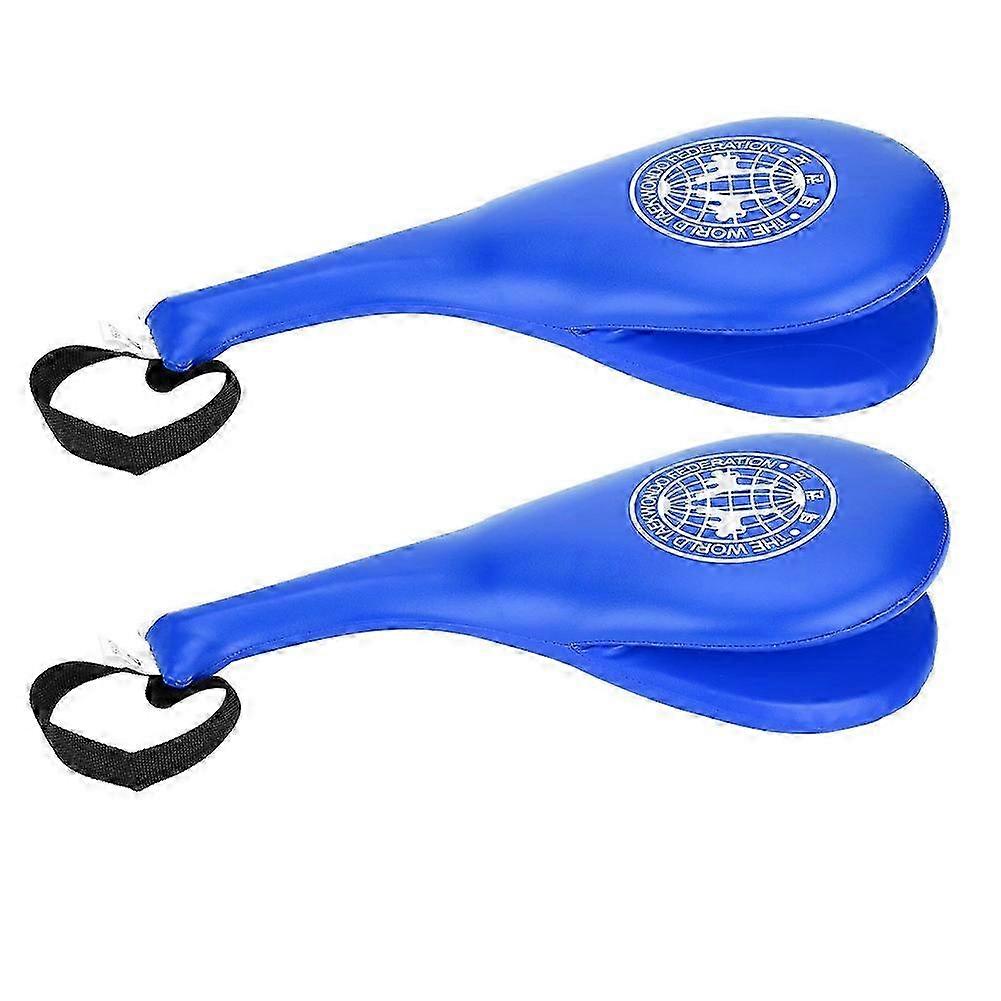 2pcs Kick Punching Training Target Pad, Soft PU Sponge Boxing Taekwondo Karate Training Pad for Adult & Children, Blue
